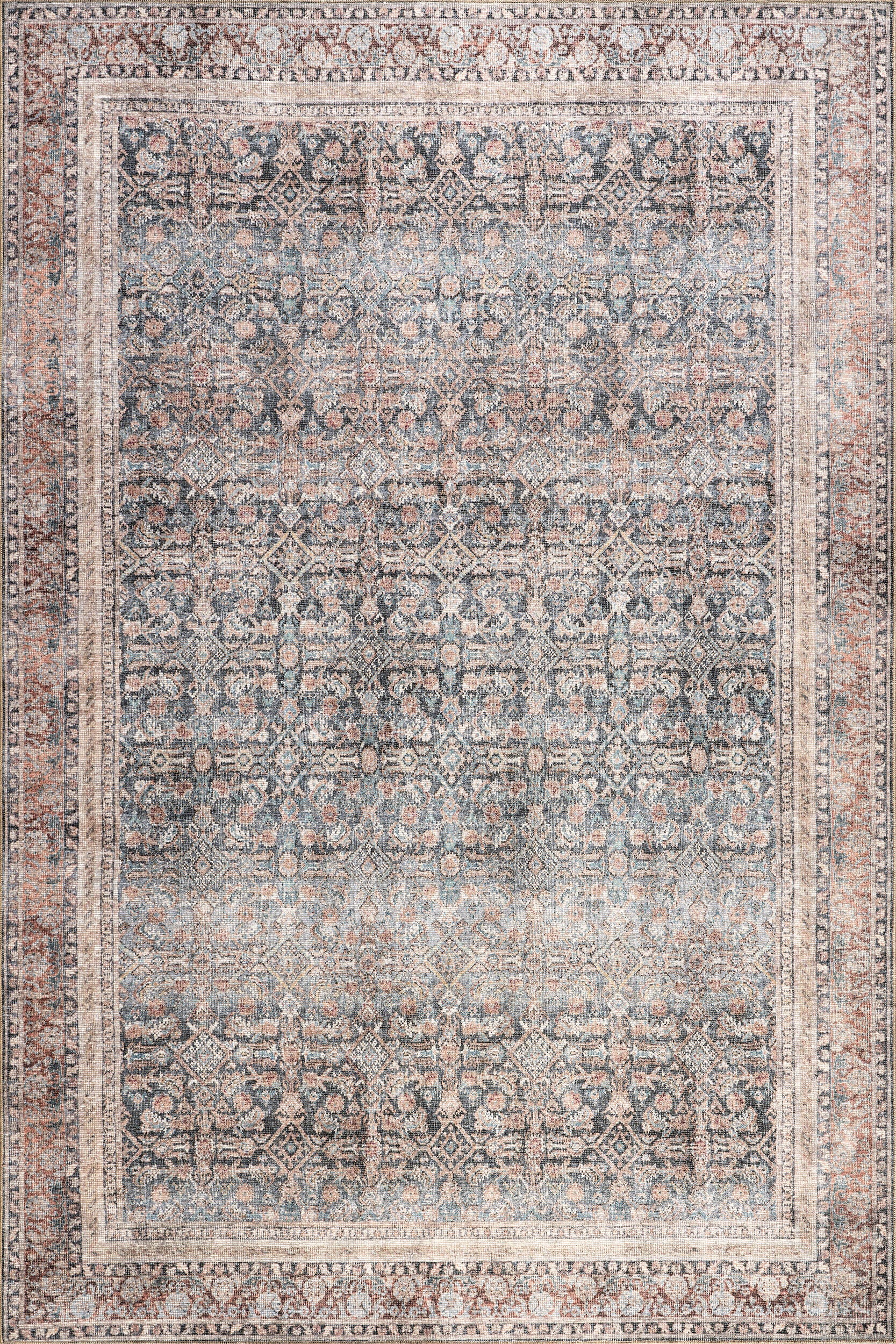 Nuloom Elfrieda 5' x 8' Area Rug, Blue, large