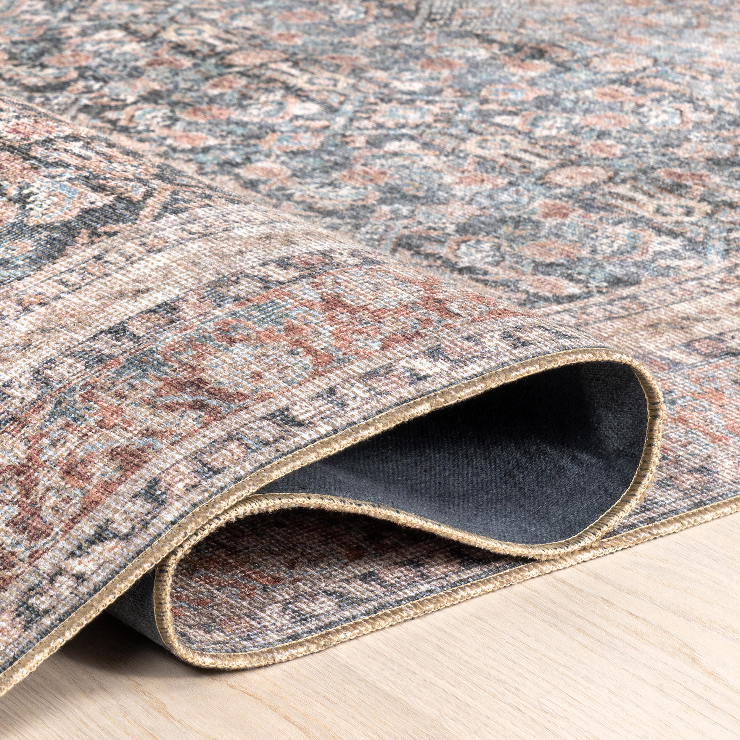 Nuloom Elfrieda 5' x 8' Area Rug, Blue, large