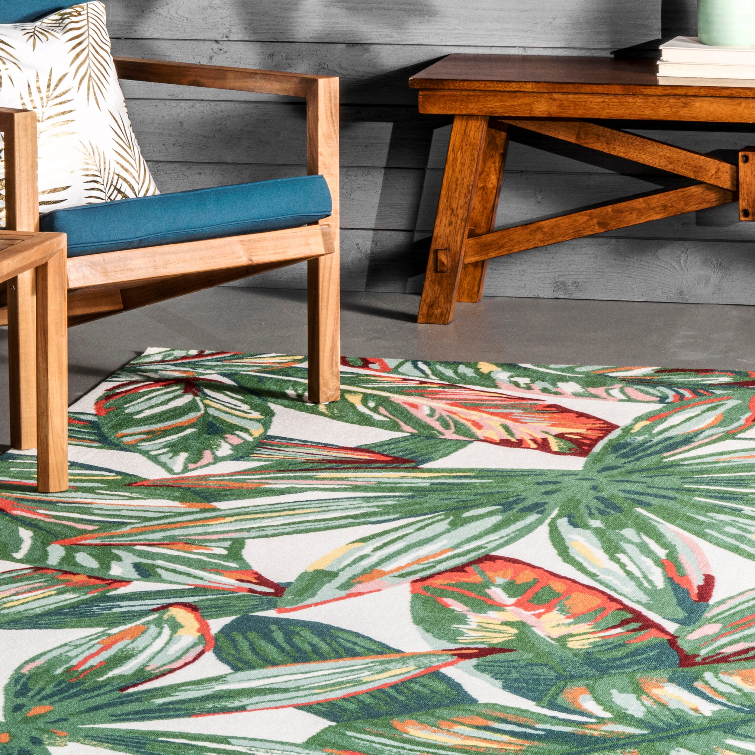 Nuloom Lindsey 5' x 8' Area Rug, Green/Multi, large