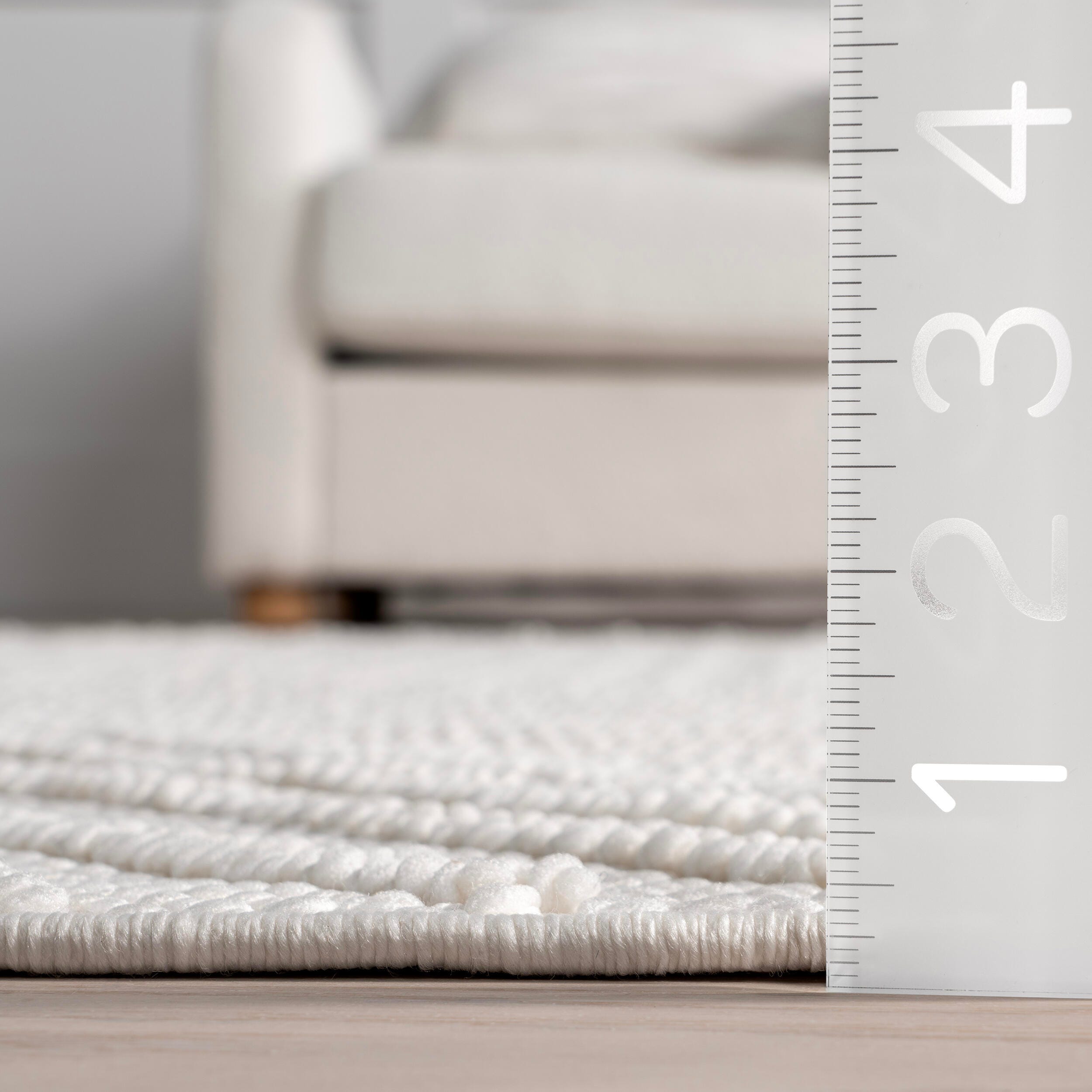 Nuloom Makena 4' x 6' Area Rug, Off White, large