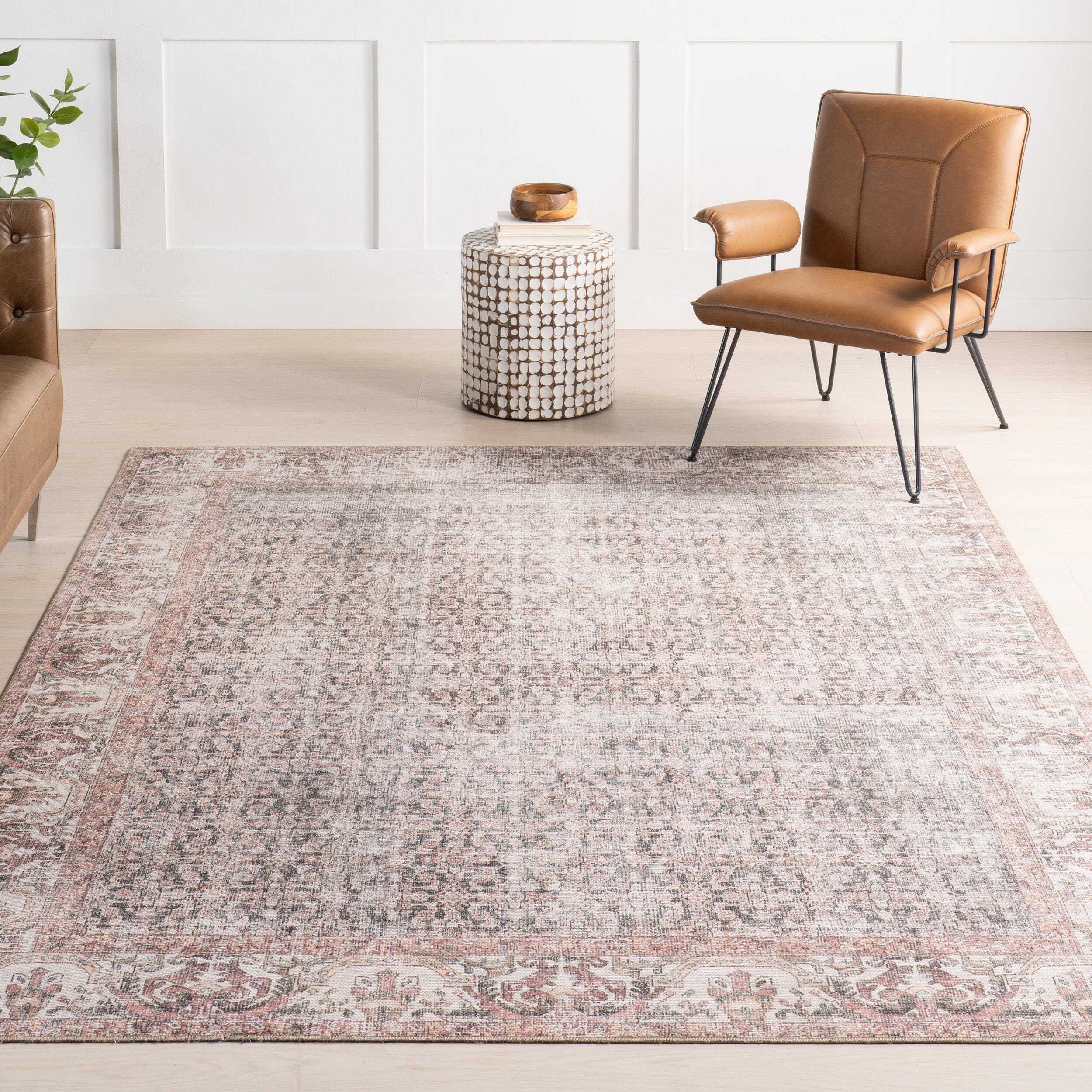 Nuloom Marlowe 7' x 9' Area Rug, Light Gray, large