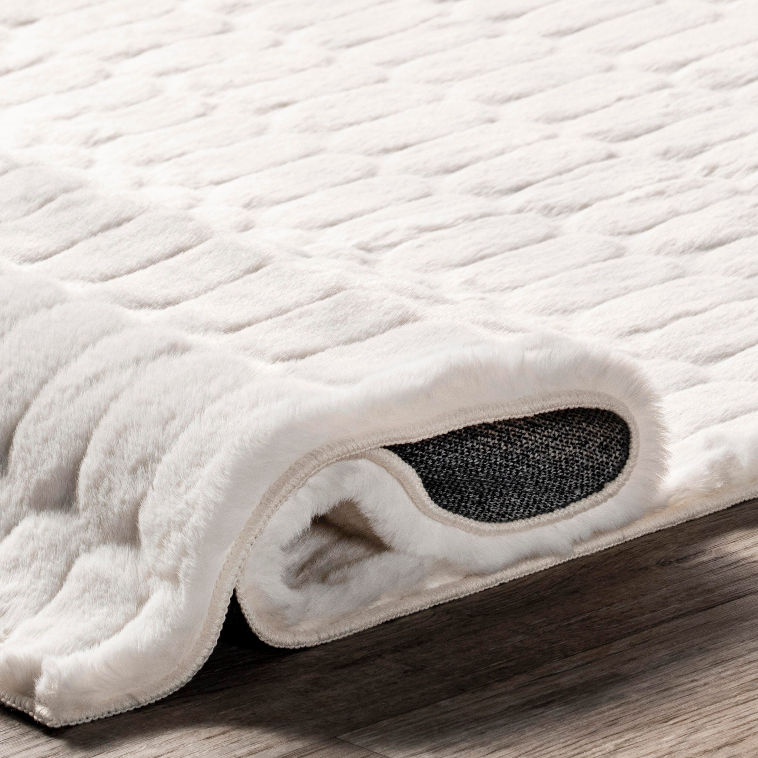 Nuloom Nia 4' x 6' Area Rug, White, large