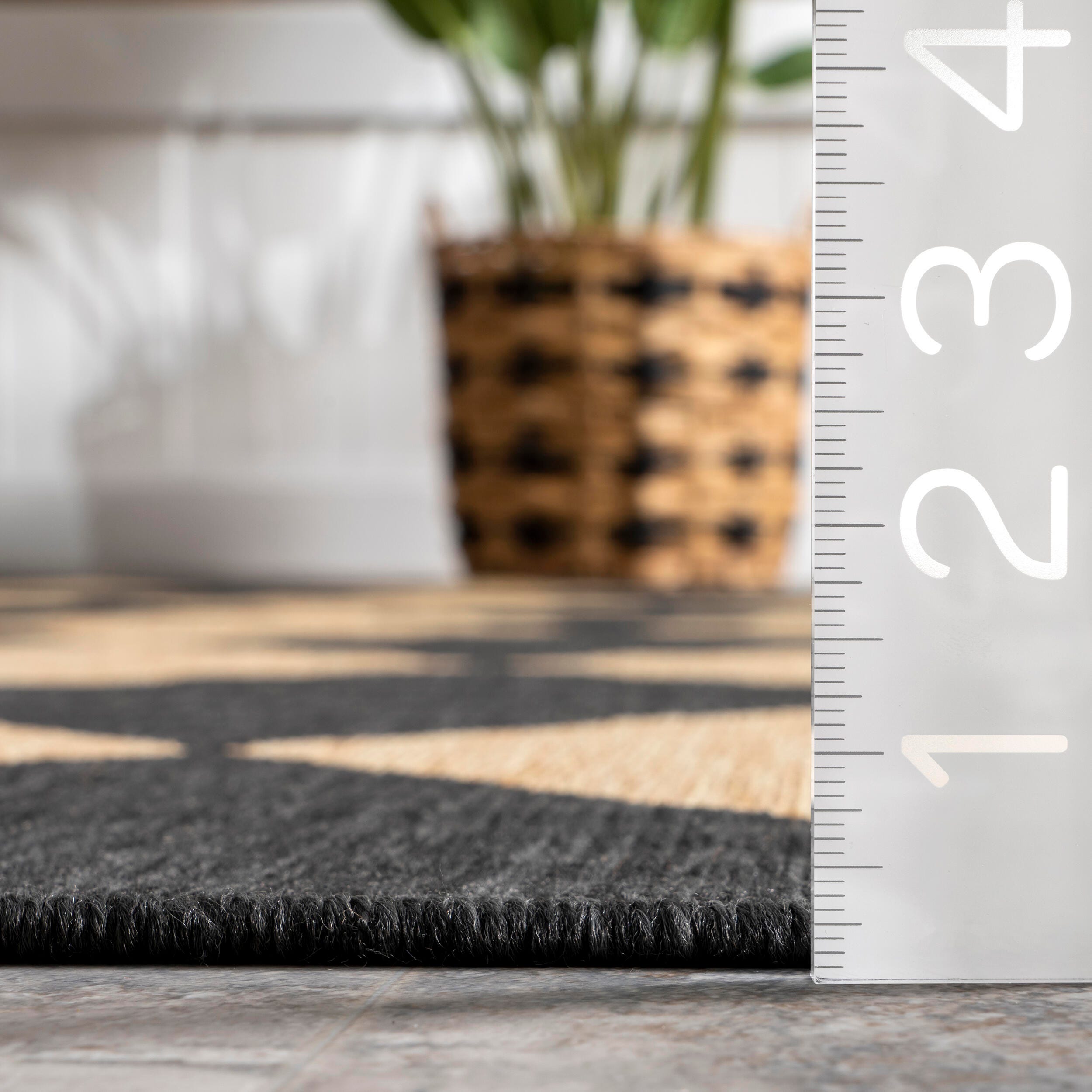 Nuloom Sabina 4' x 6' Area Rug, Beige/Black, large