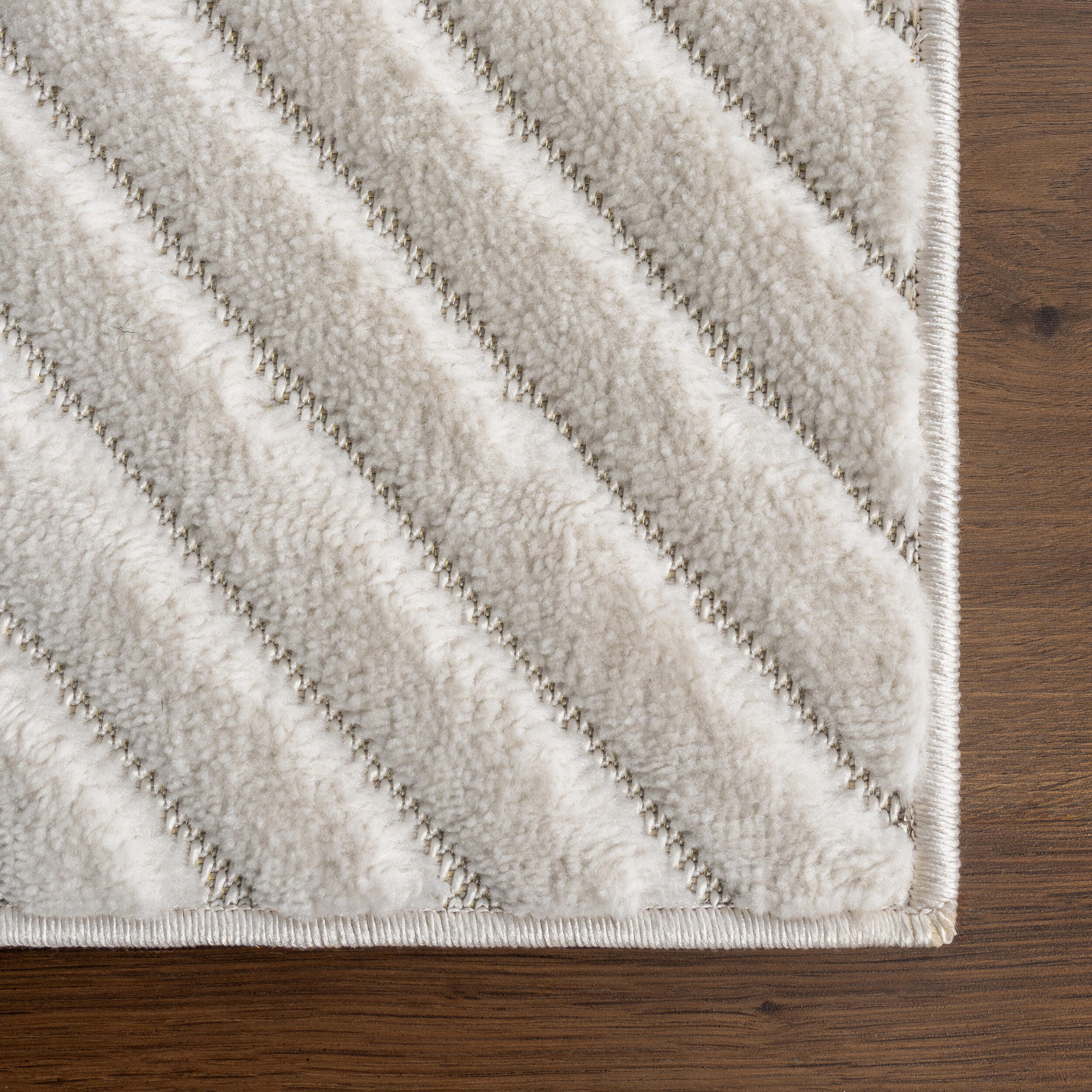 nuLOOM Amal 3' x 8' Runner Rug, Cream, large