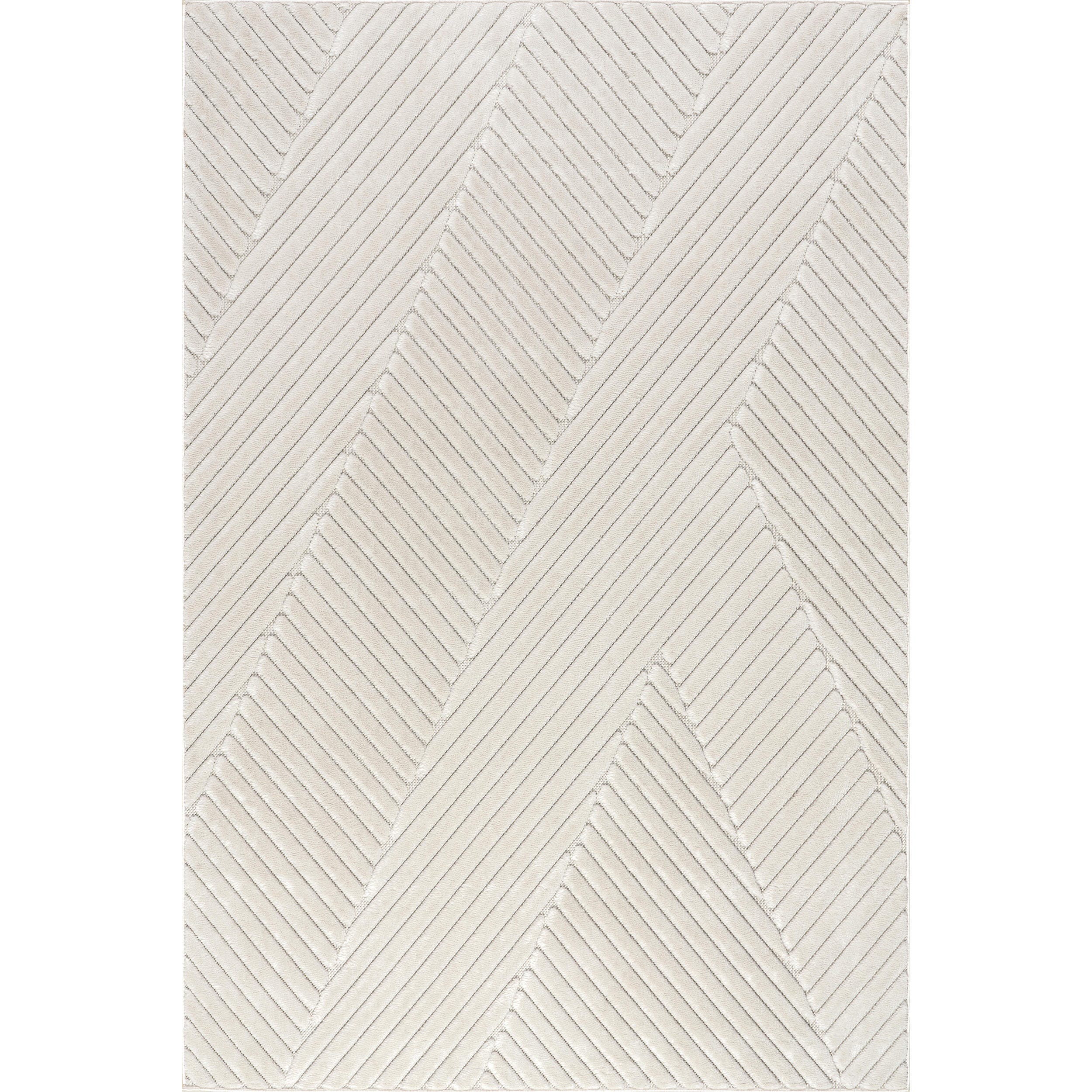 nuLOOM Amal 7' x 9' Area Rug, Cream, large