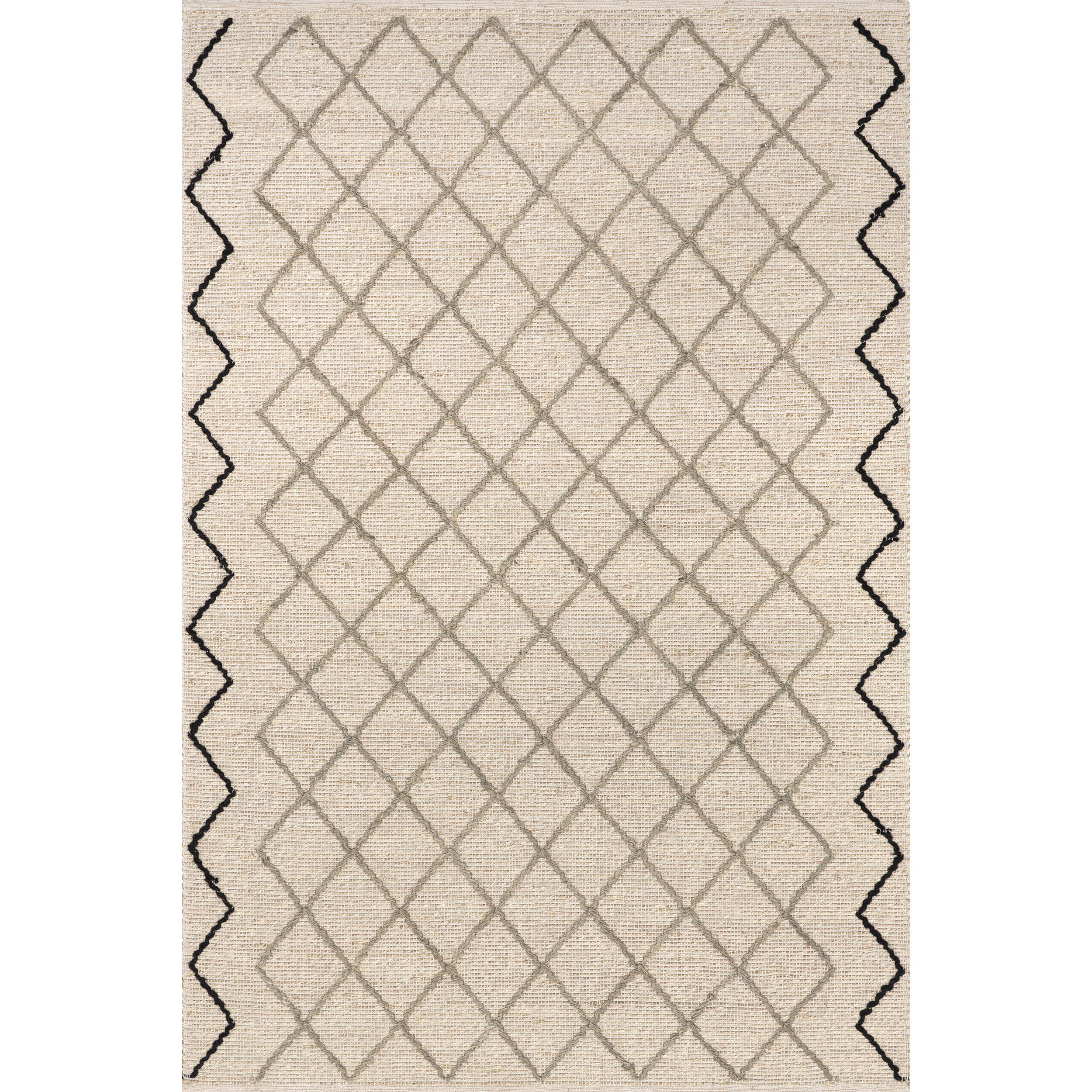 nuLOOM Asa 4' x 6' Area Rug, Ivory, large