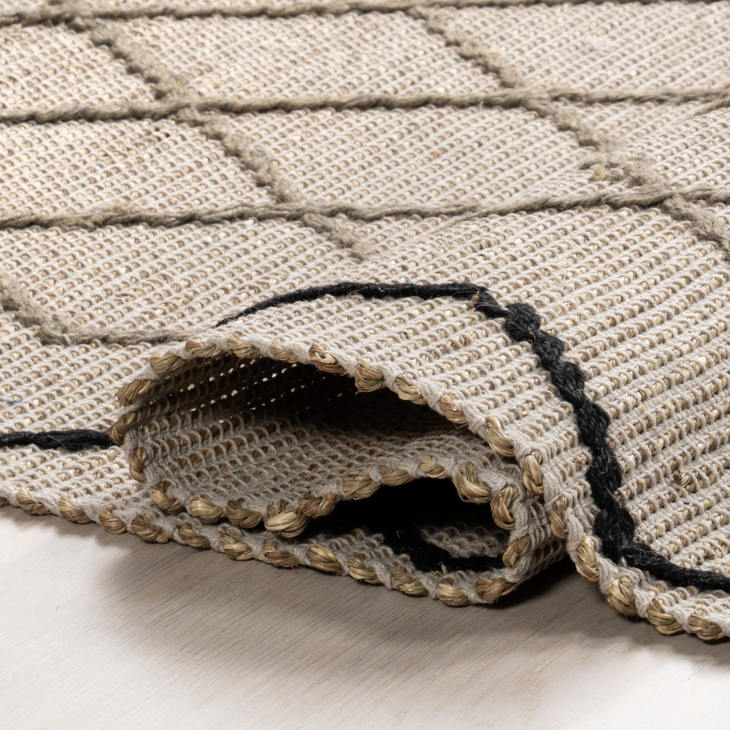 nuLOOM Asa 4' x 6' Area Rug, Ivory, large