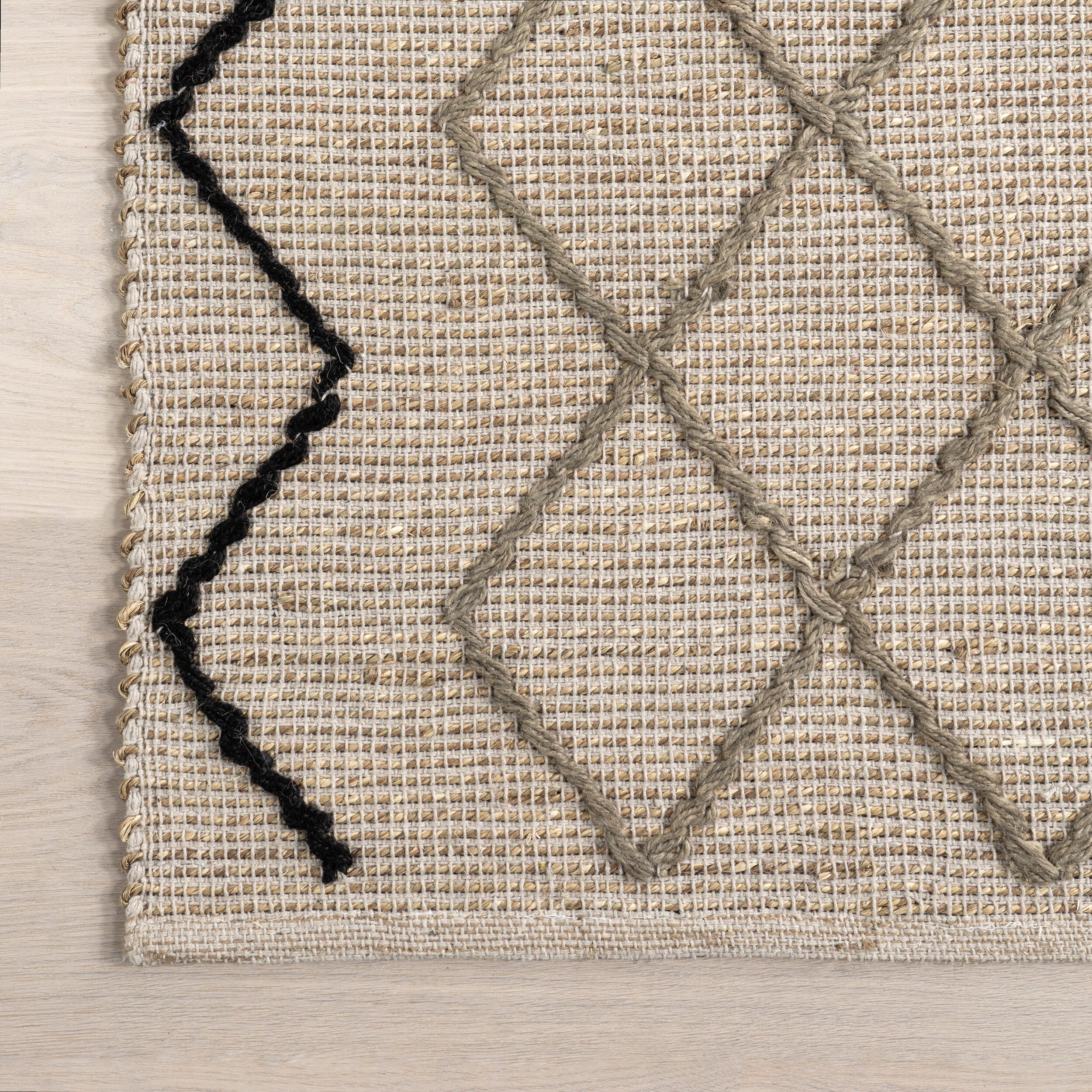 nuLOOM Asa 5' x 8' Area Rug, Ivory, large