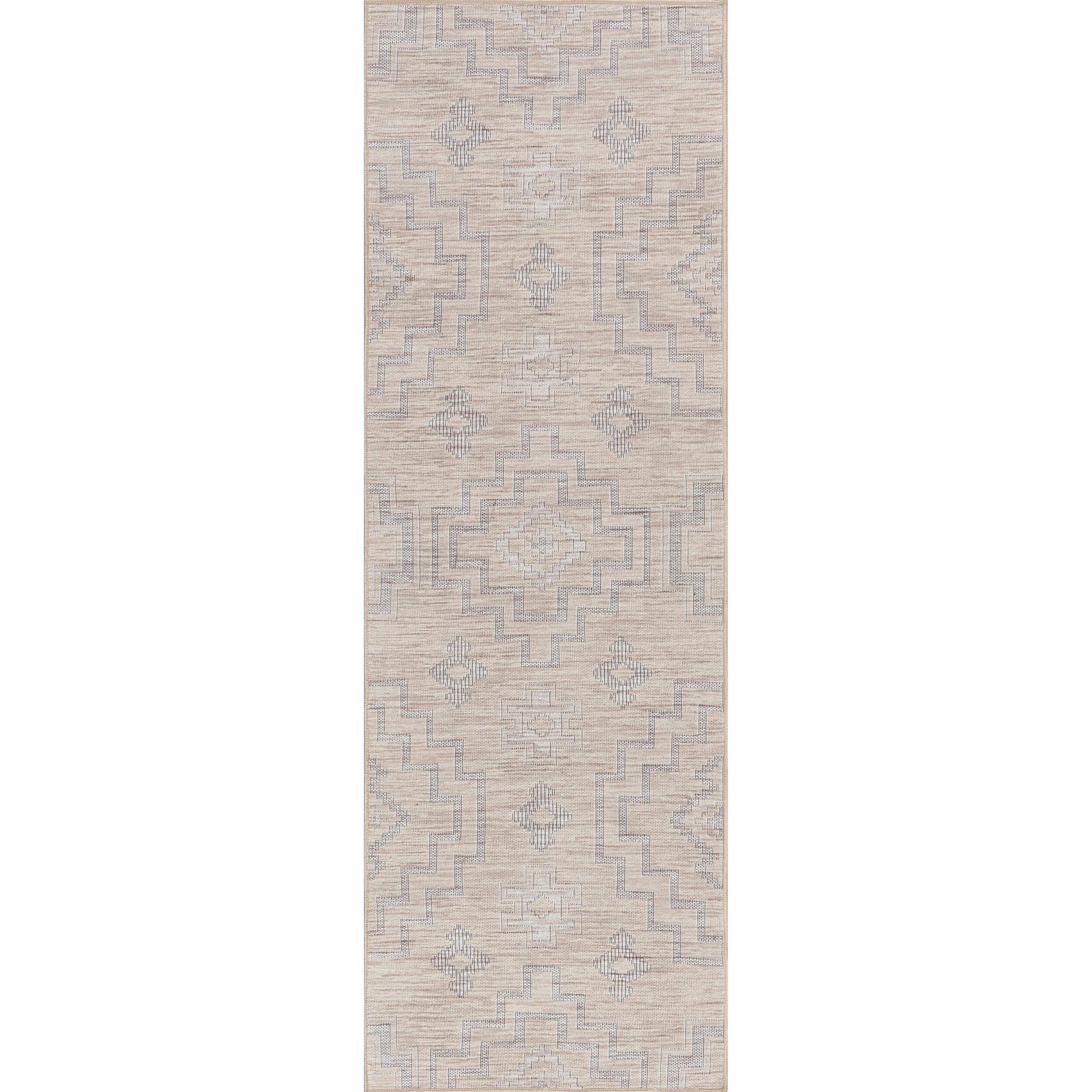 nuLOOM Avni 3' x 8' Runner Rug, Ivory, large