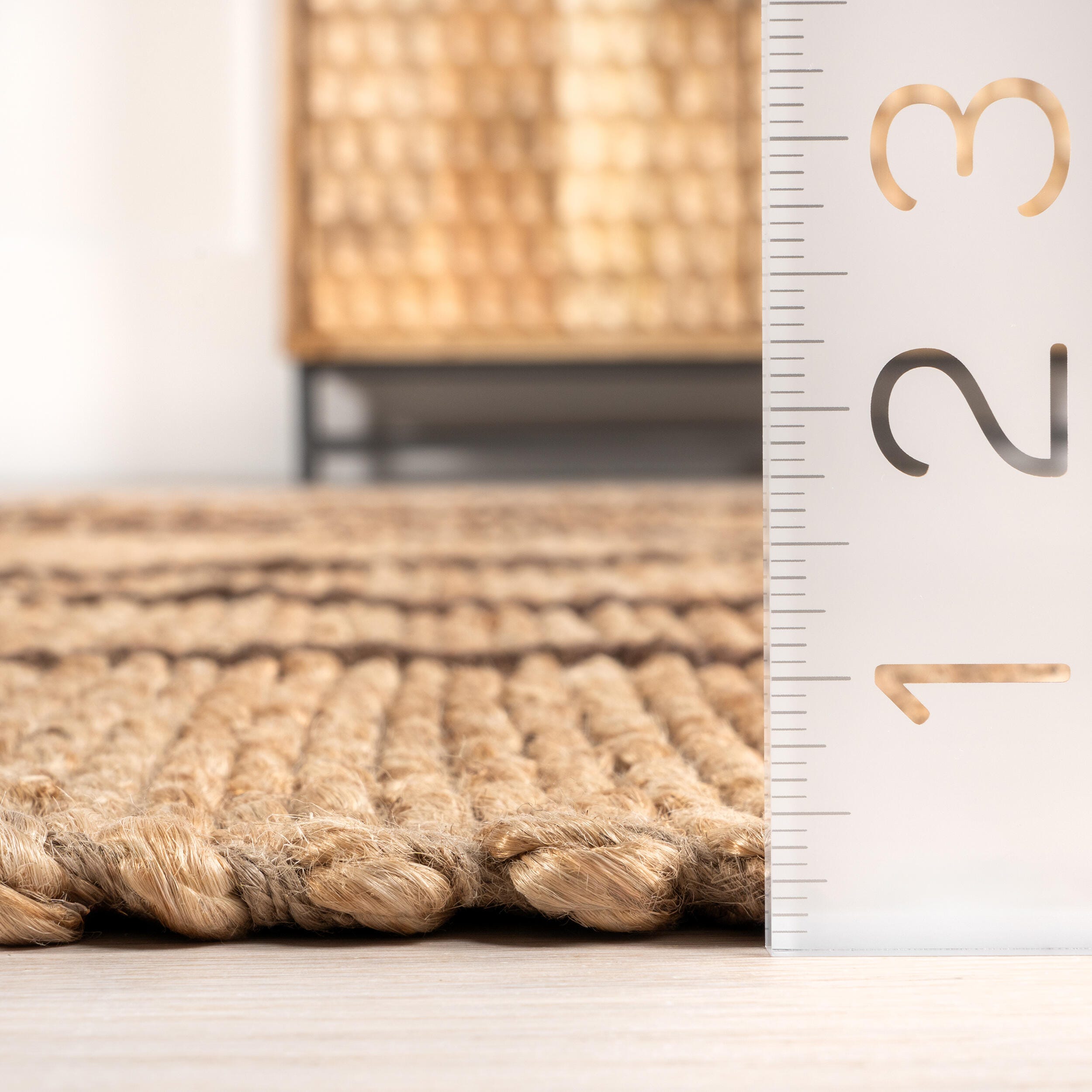 nuLOOM Calanthe 4' x 6' Area Rug, Natural, large