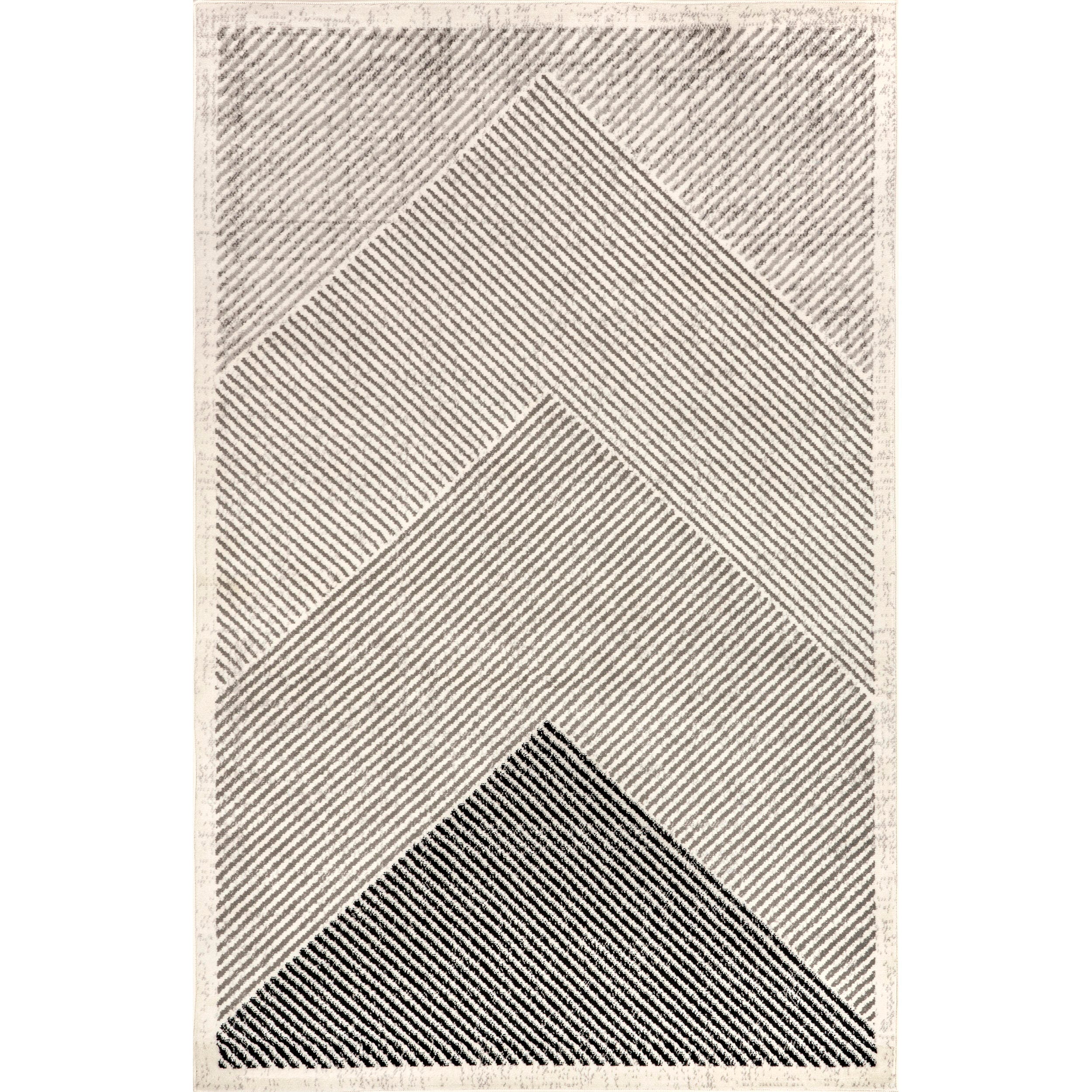 nuLOOM Charline 4' x 6' Area Rug, Gray, large