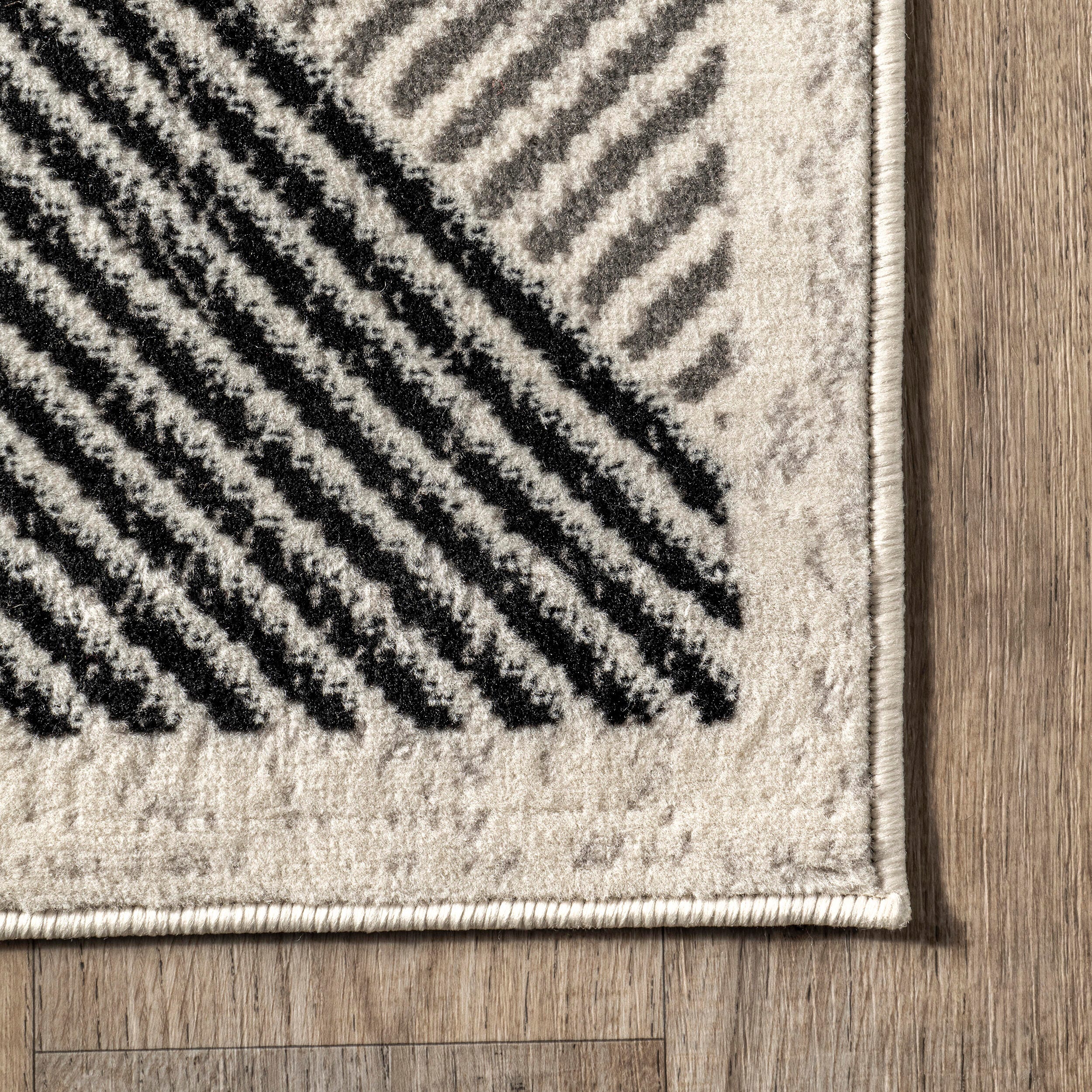 nuLOOM Charline 5' x 8' Area Rug, Gray, large
