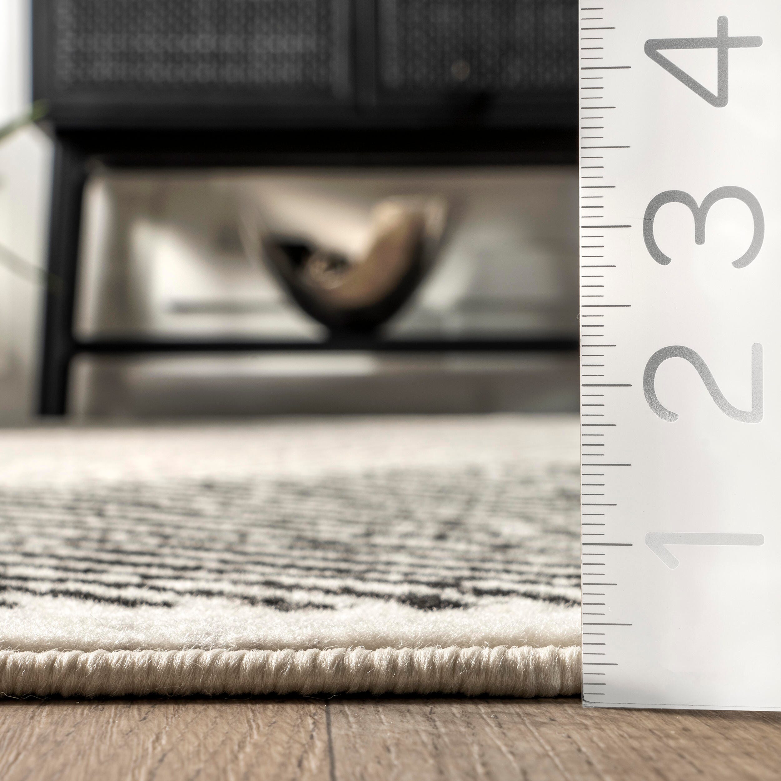 nuLOOM Charline 7' x 9' Area Rug, Gray, large