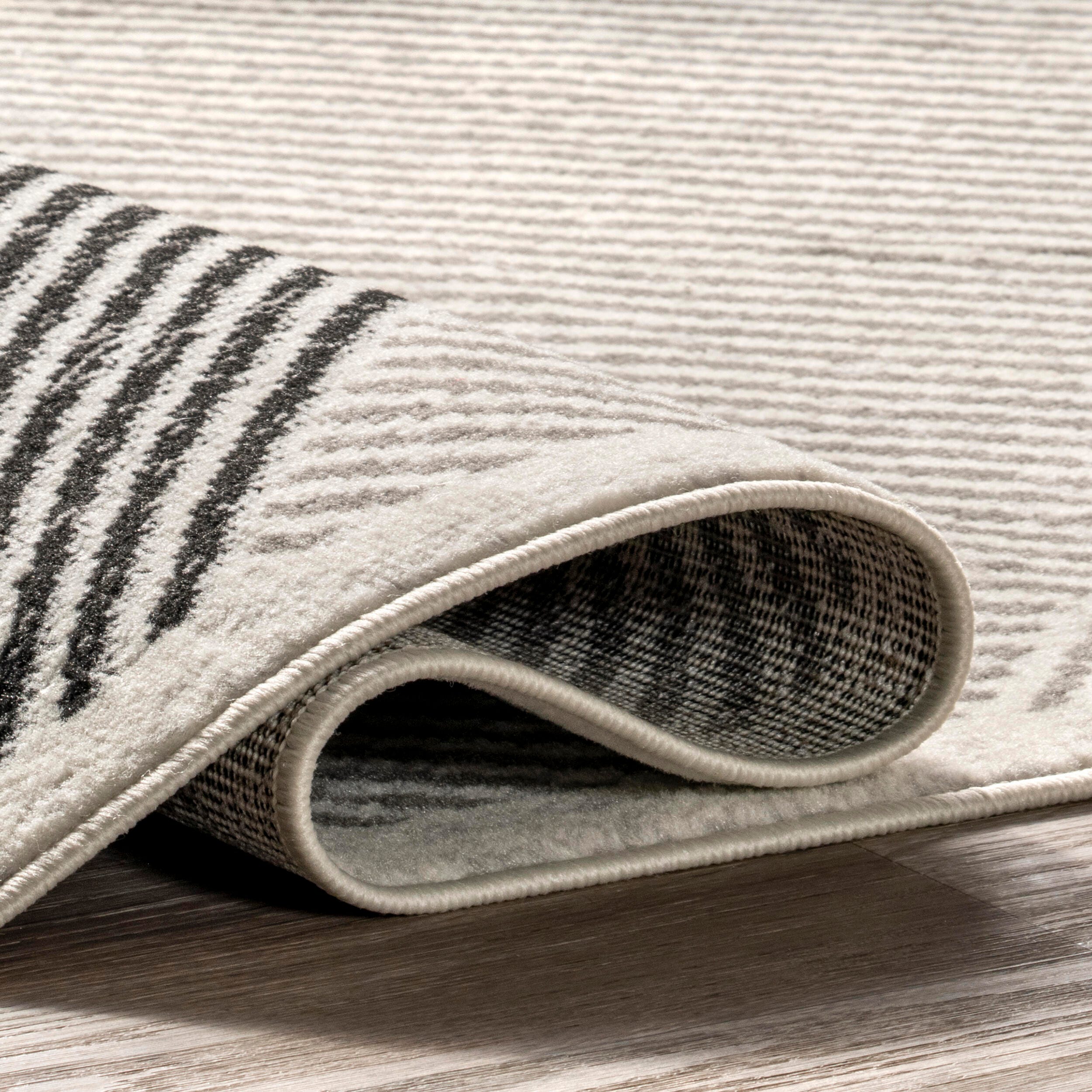 nuLOOM Charline 7' x 9' Area Rug, Gray, large