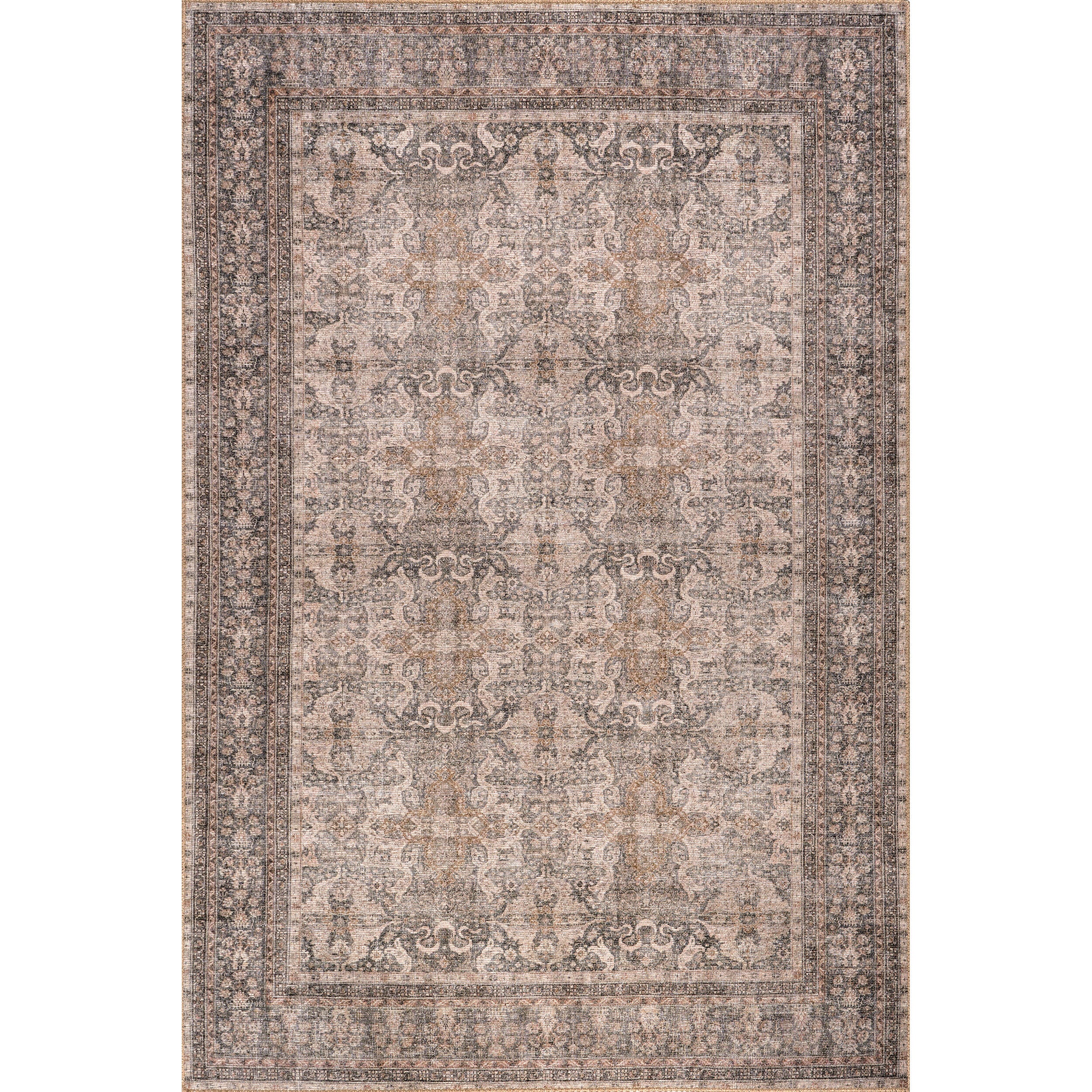 nuLOOM Else 4' x 6' Area Rug, Dark Beige, large