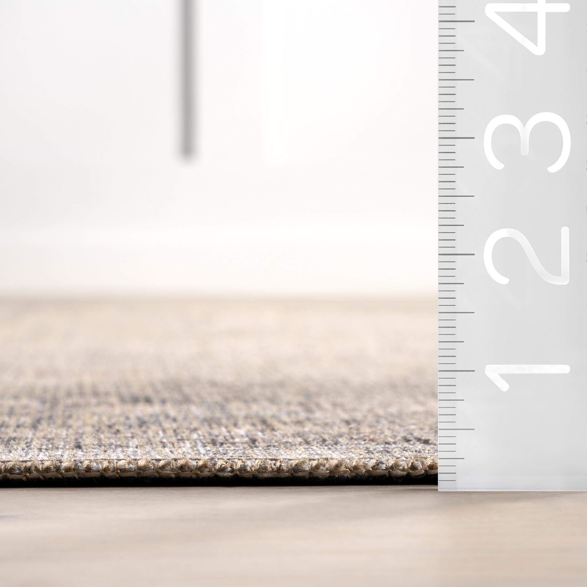 nuLOOM Else 4' x 6' Area Rug, Dark Beige, large