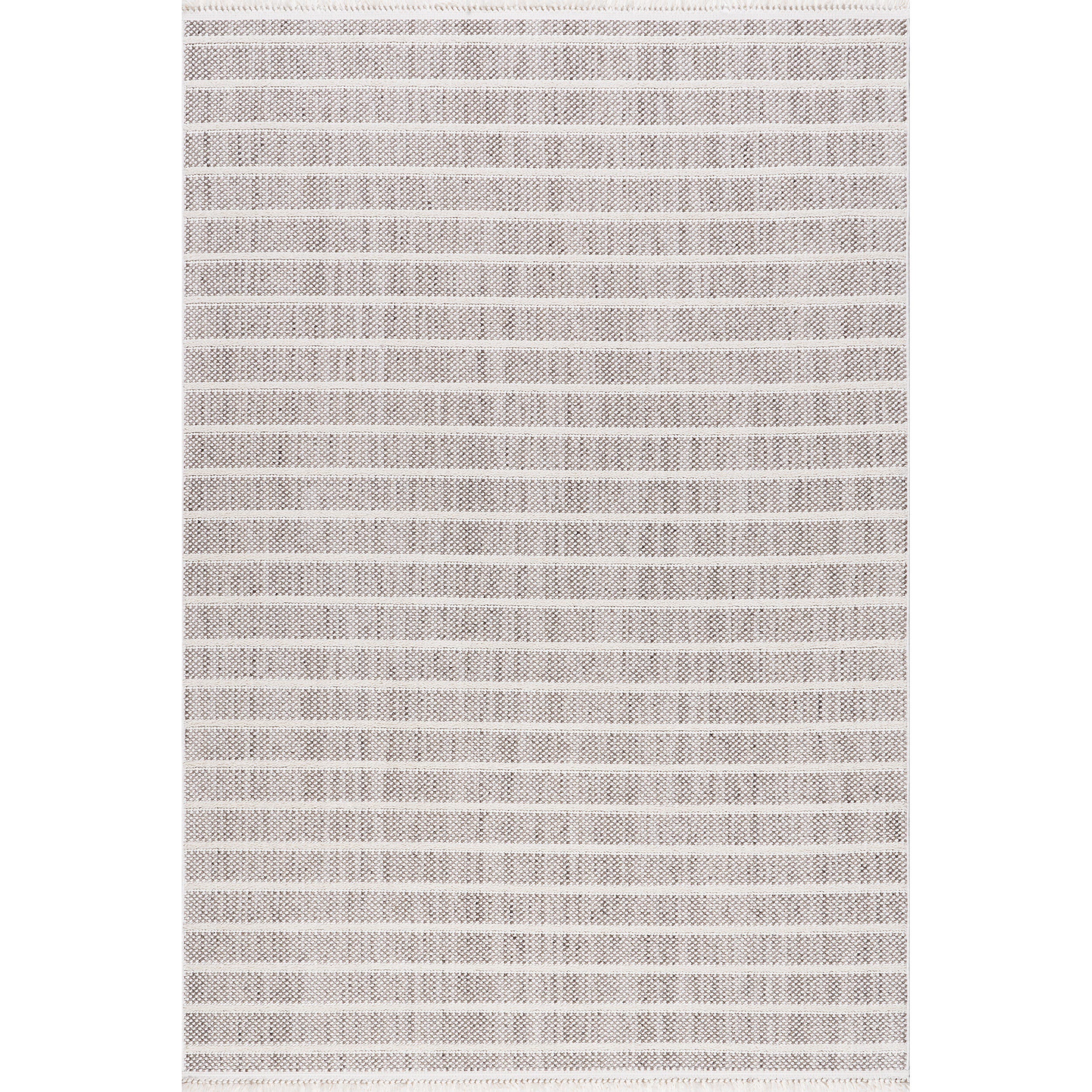 nuLOOM Lucretia 5' x 8' Area Rug, Ivory, large