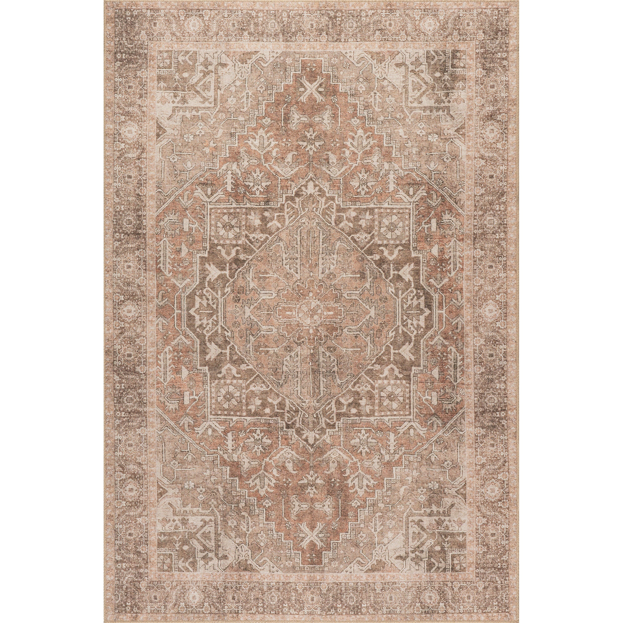 nuLOOM Mariposa 7' x 9' Area Rug, Light Brown, large