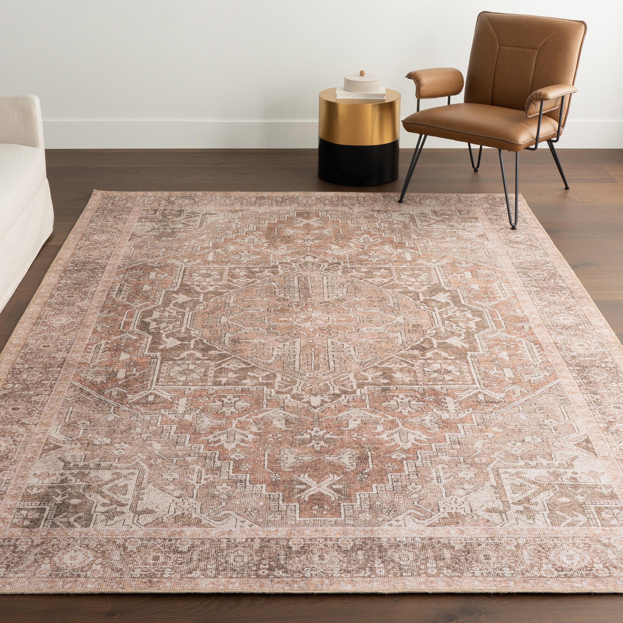 nuLOOM Mariposa 8' x 10' Area Rug, Light Brown, large
