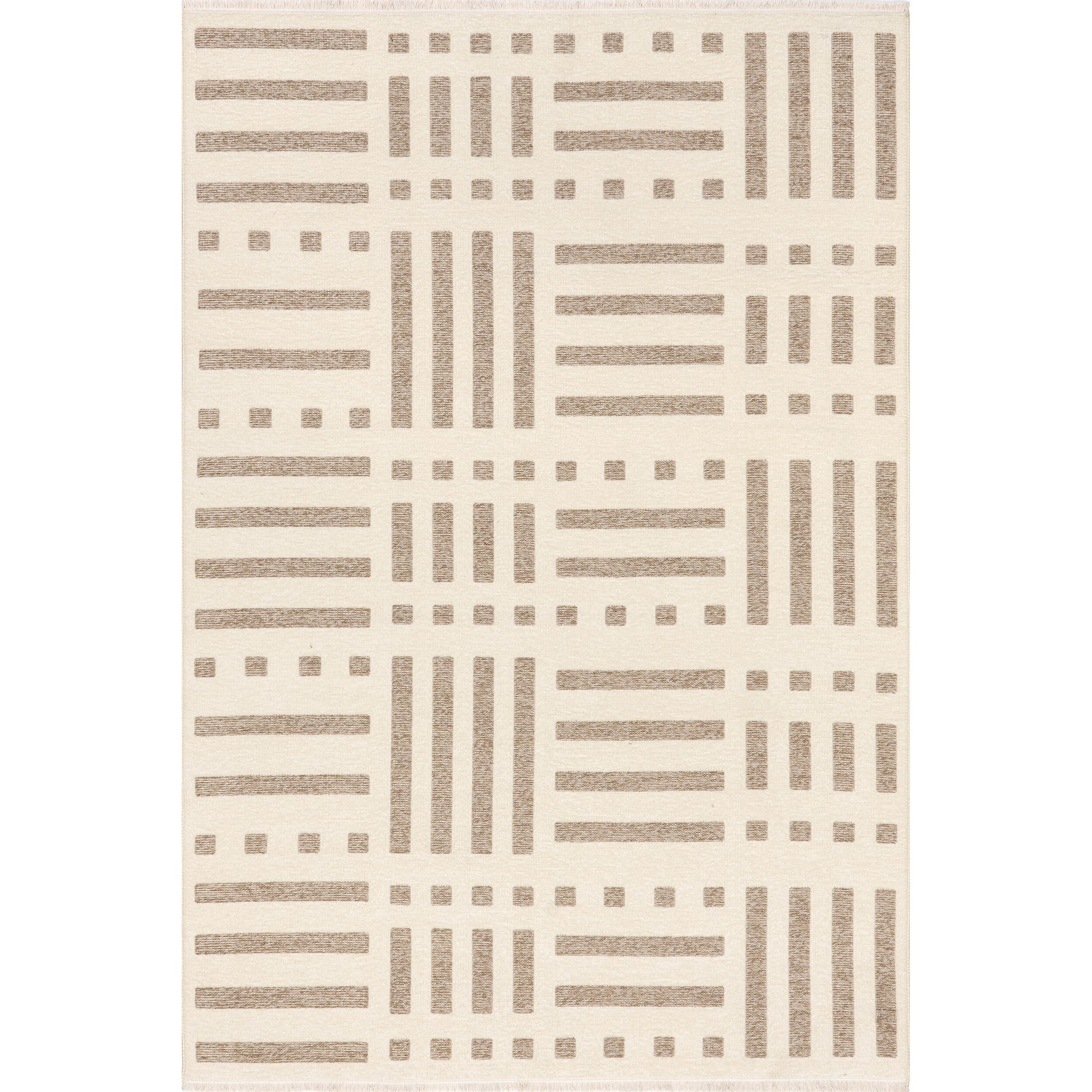 nuLOOM Mina 4' x 6' Area Rug, Beige, large