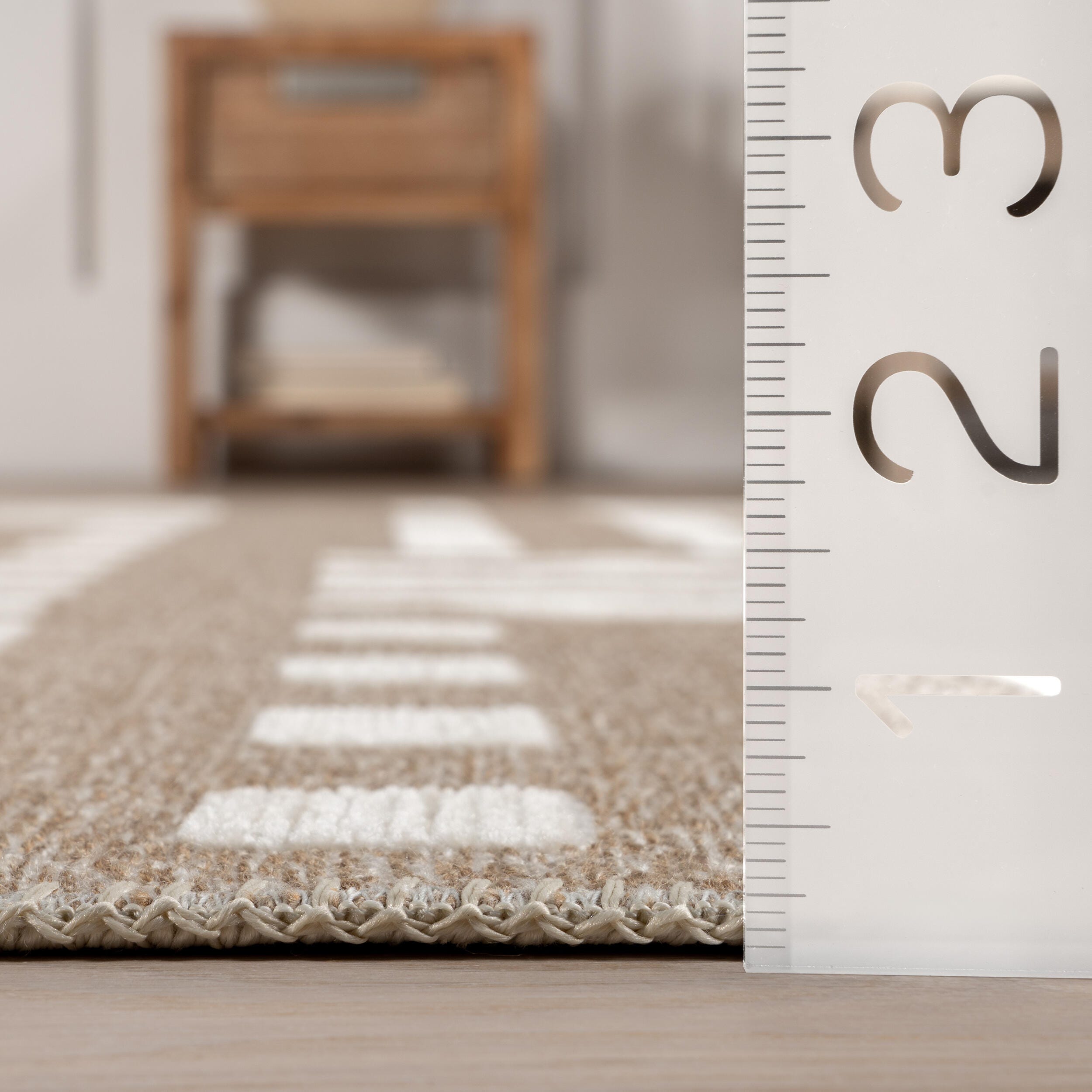 nuLOOM Mina 4' x 6' Area Rug, Beige, large