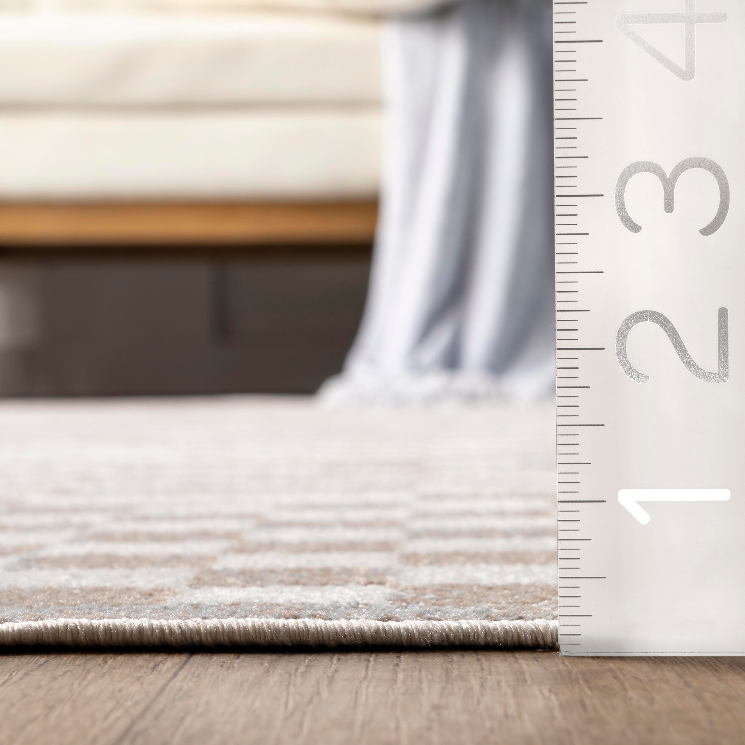 nuLOOM Nikita 4' x 6' Area Rug, Beige, large
