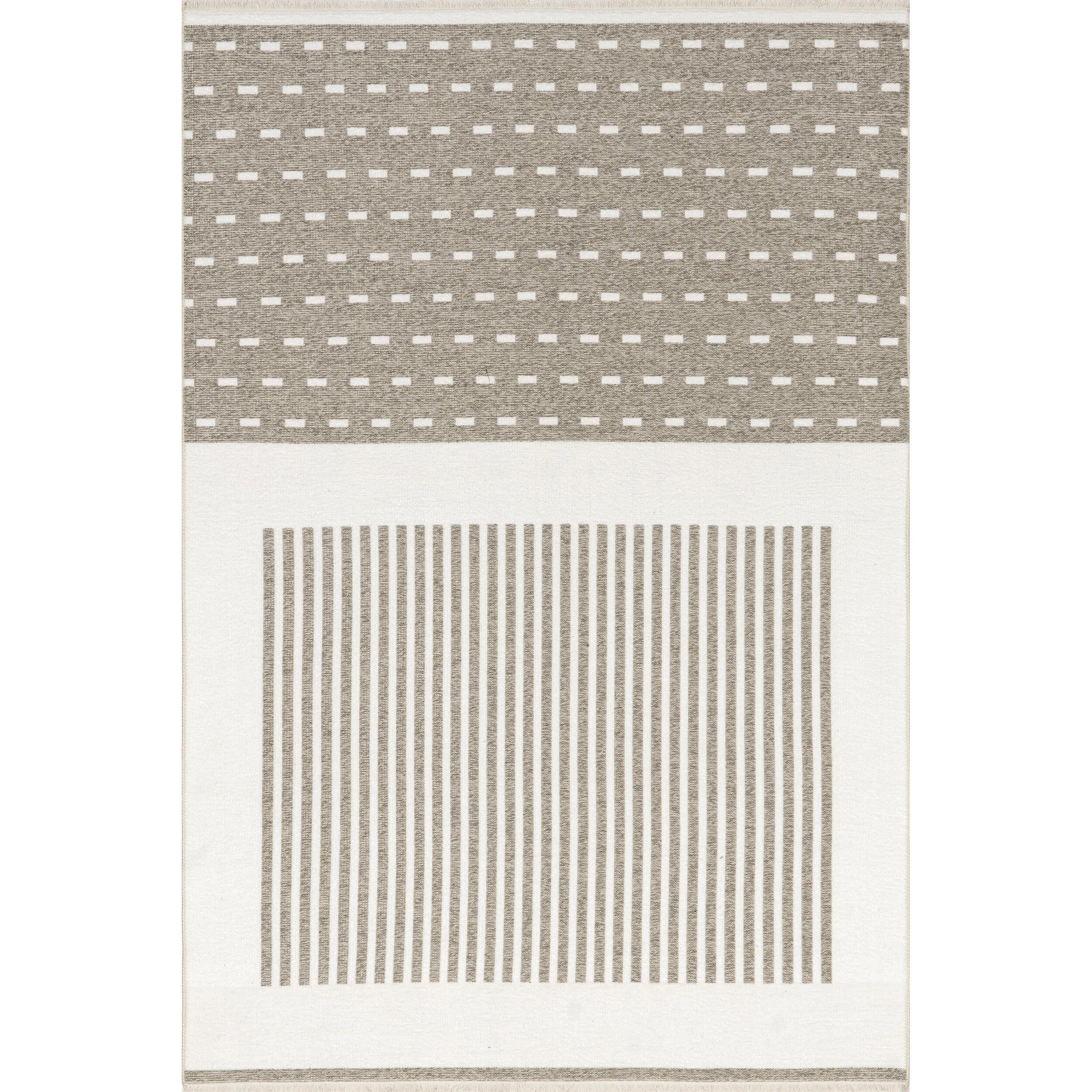 nuLOOM Ofeliya 4' x 6' Area Rug, Beige, large