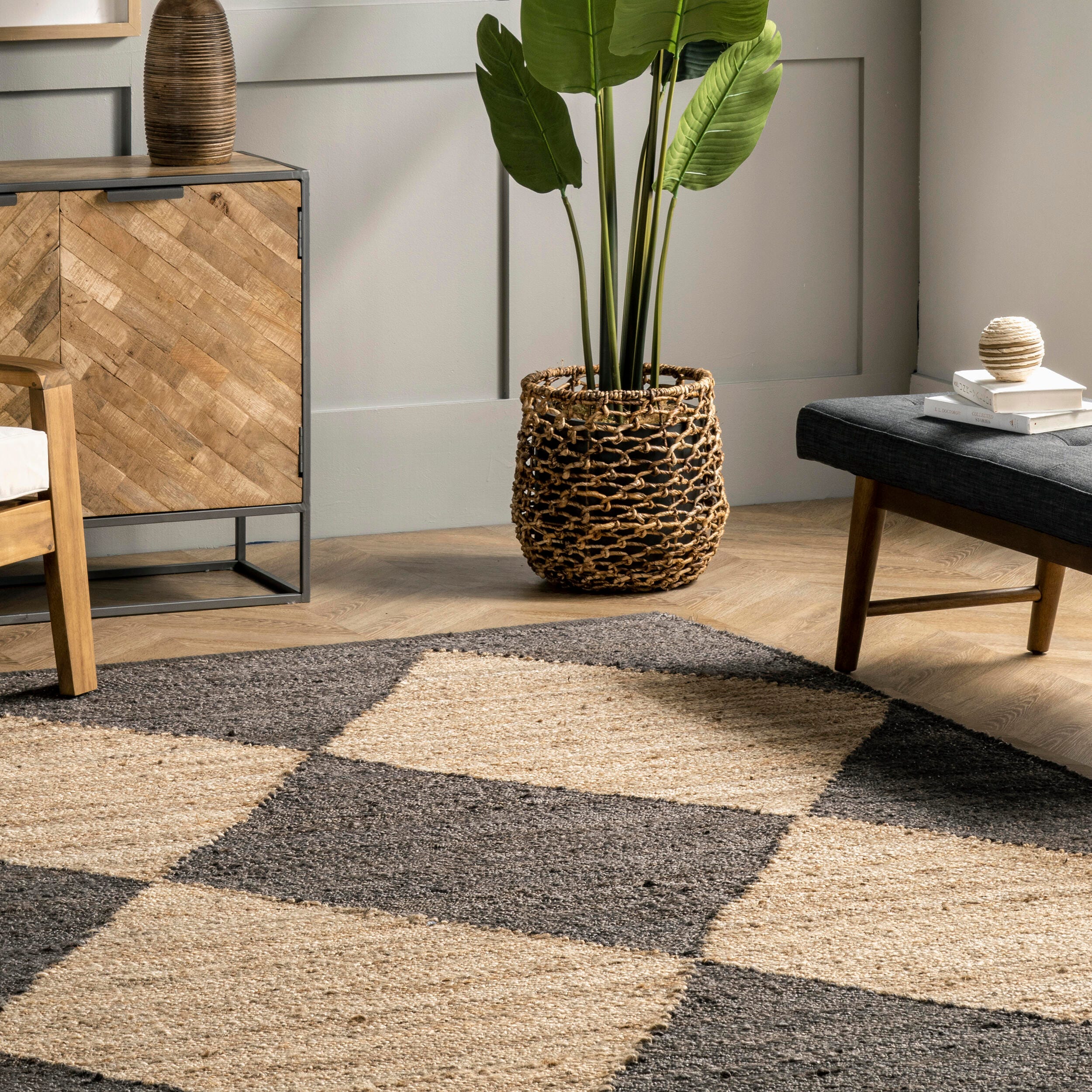 nuLOOM Pandora 5' x 8' Area Rug, Black, large