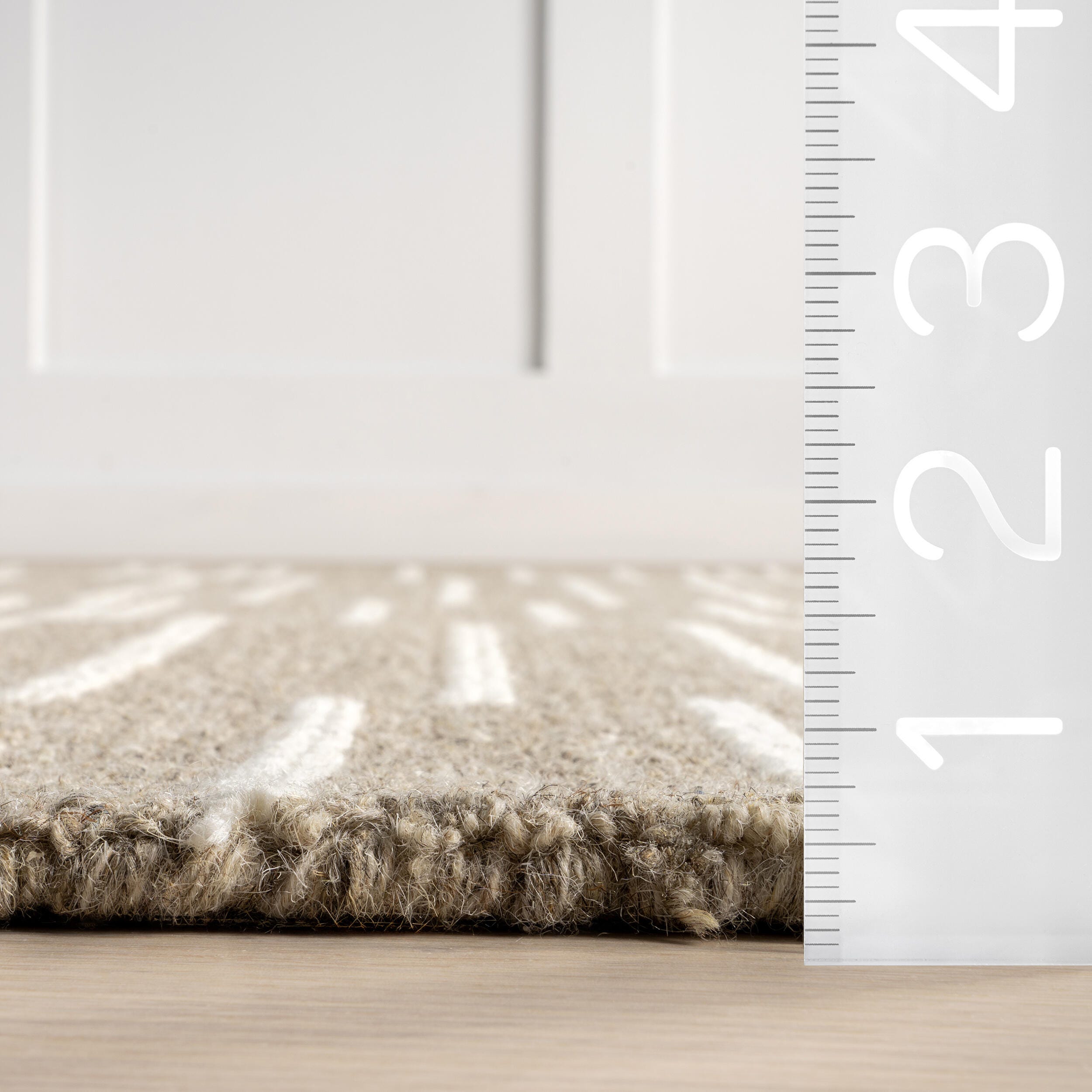nuLOOM Tanaia 5' x 8' Area Rug, Taupe, large
