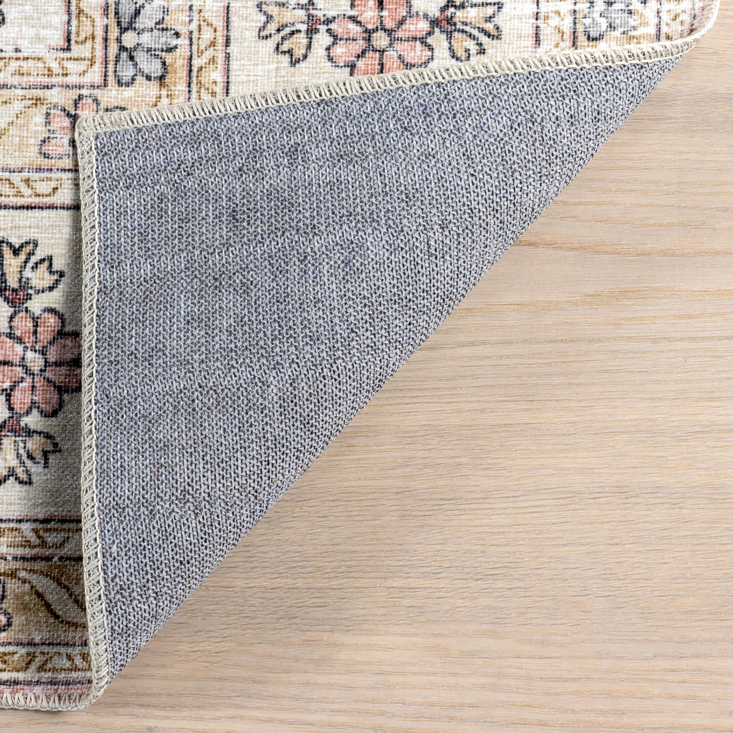nuLOOM Teja 5' x 8' Area Rug, Peach, large
