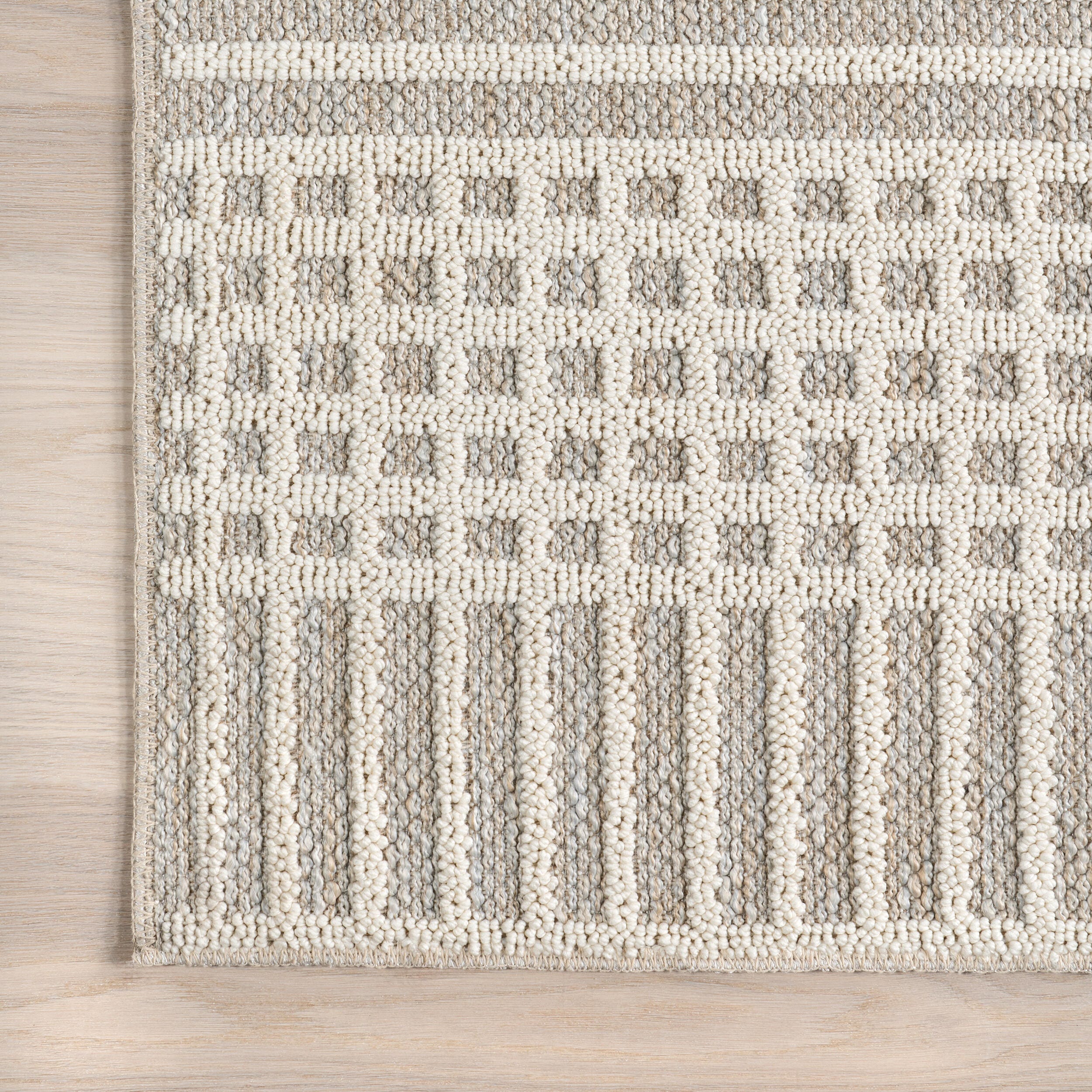 nuLOOM Yulia 2' x 6' Runner Rug, Light Gray, large