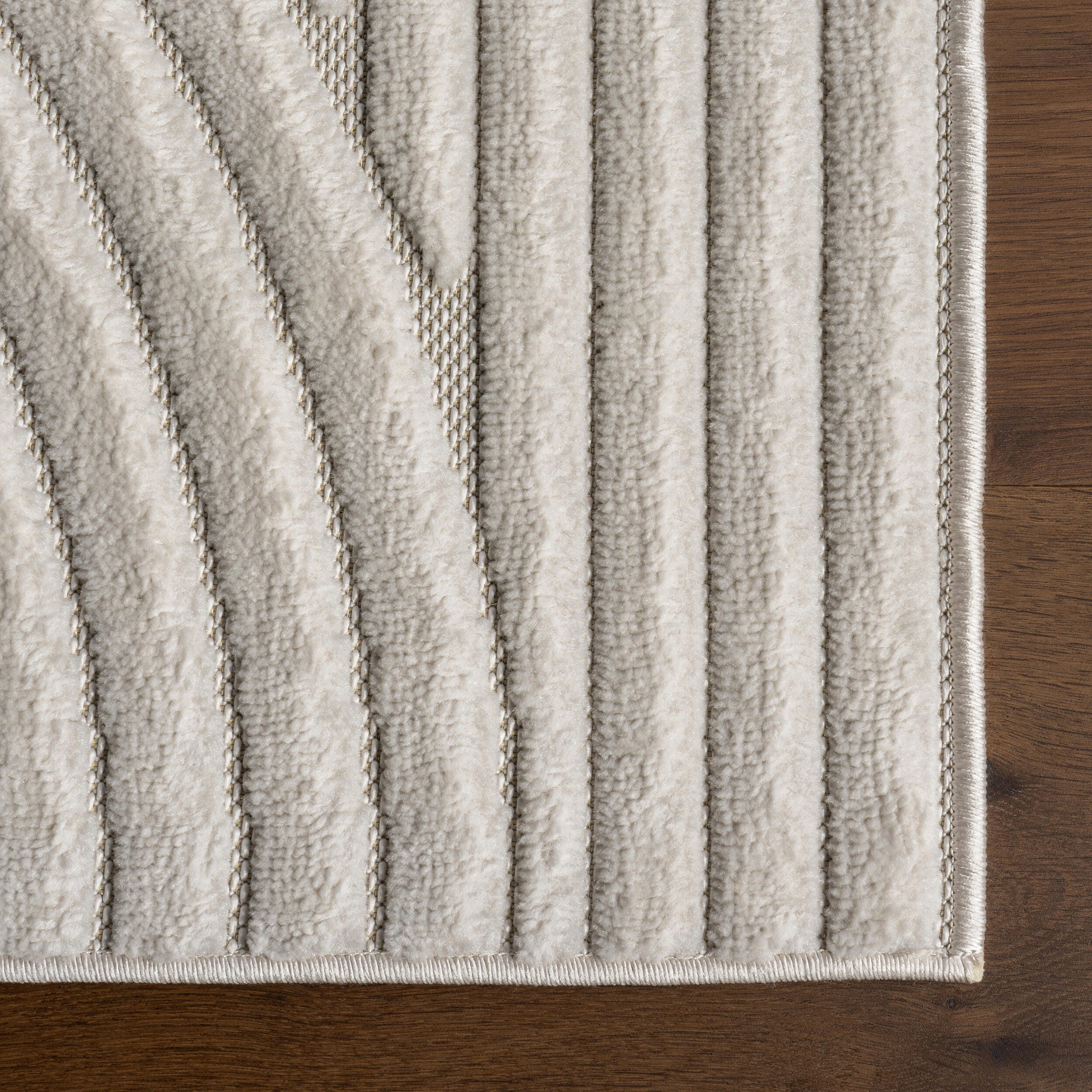 nuLOOM Zia 3' x 8' Runner Rug, Cream, large