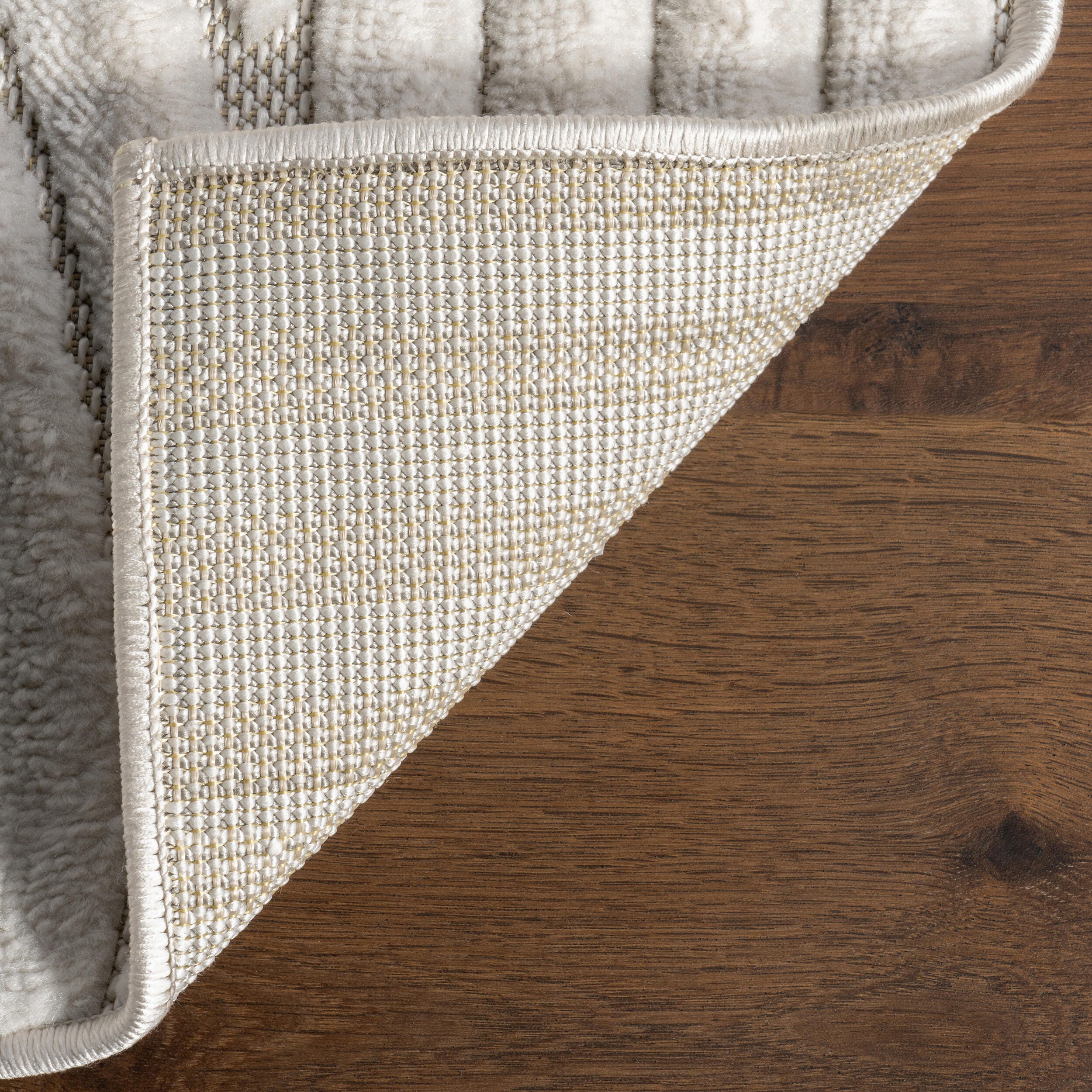 nuLOOM Zia 3' x 8' Runner Rug, Cream, large