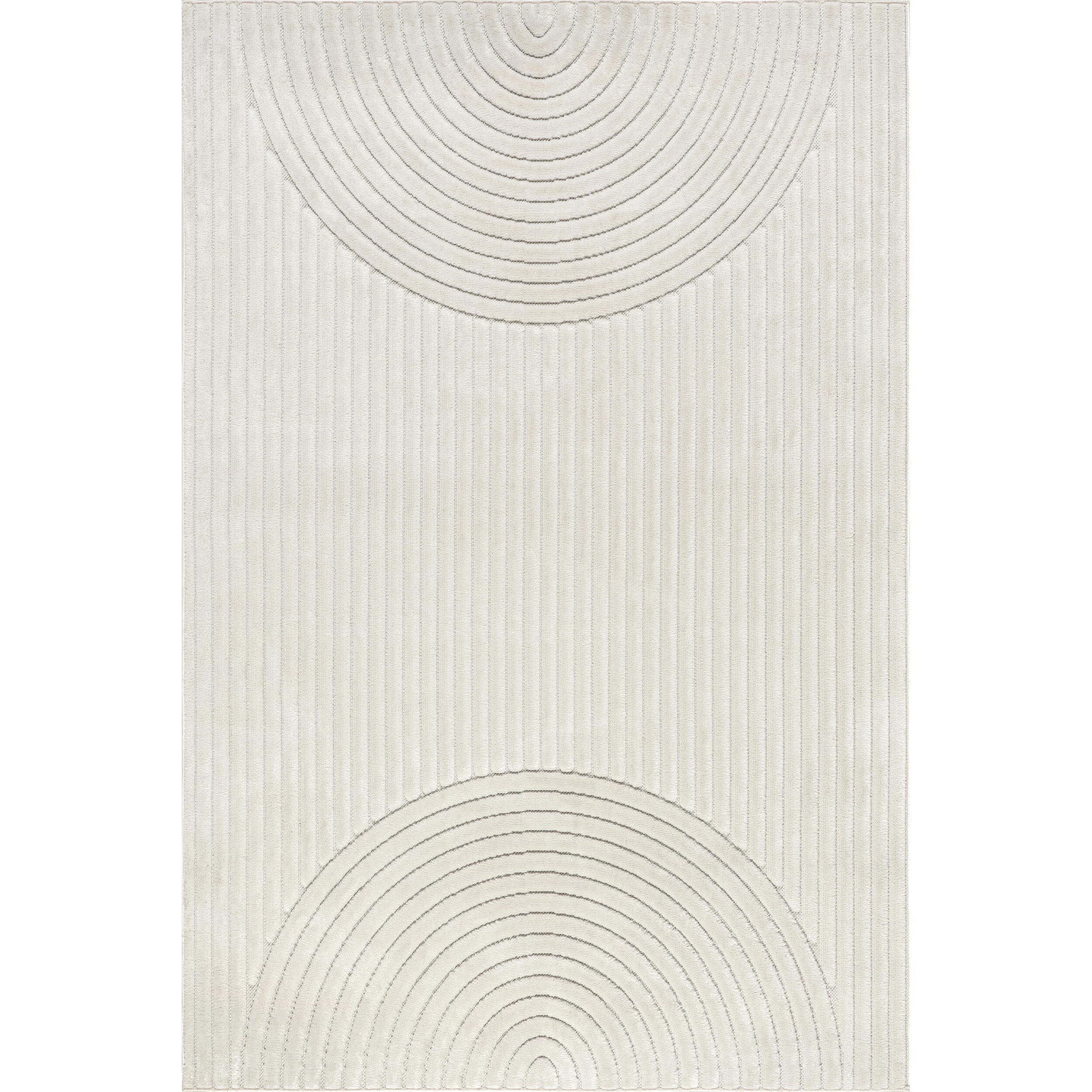 nuLOOM Zia 7' x 9' Area Rug, Cream, large