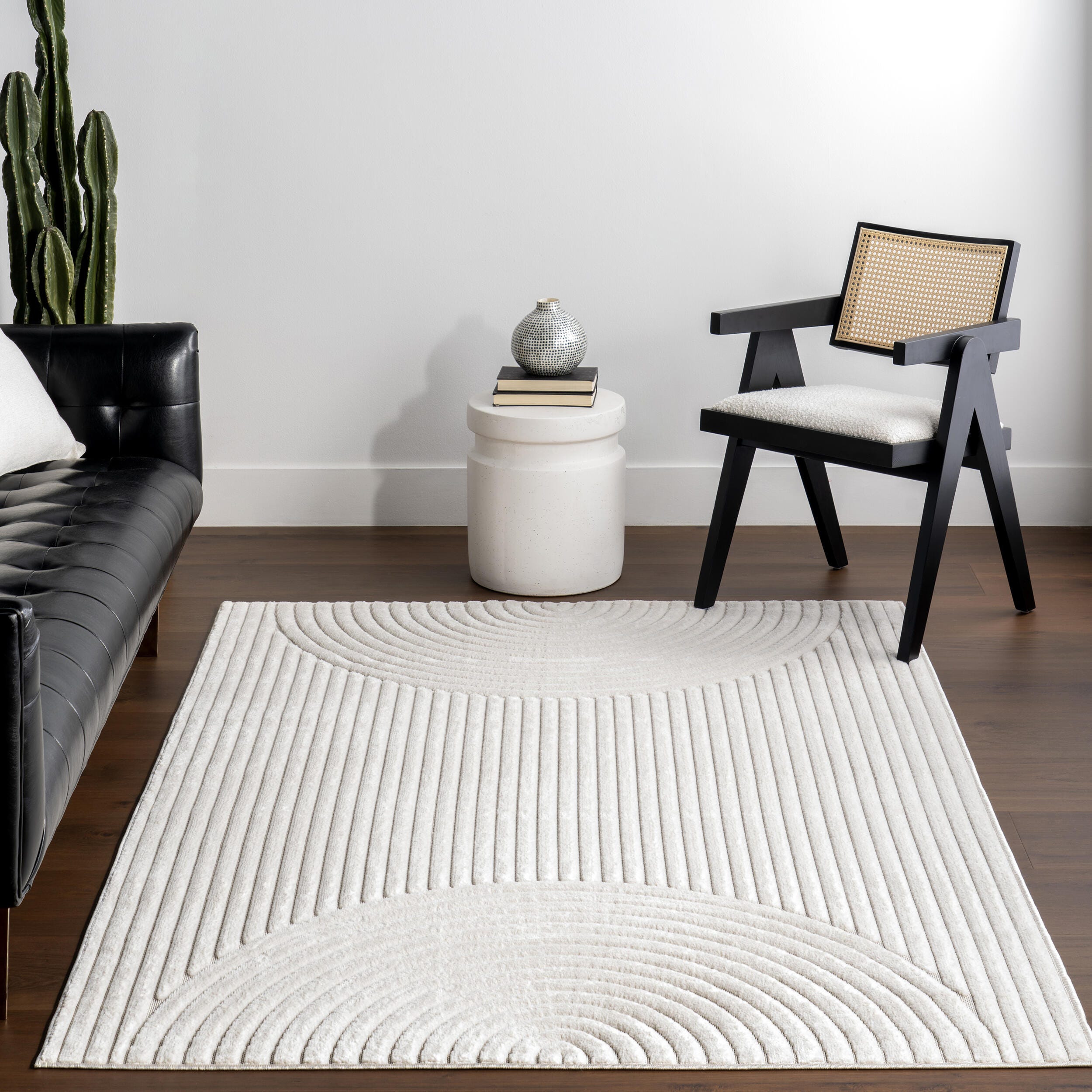 nuLOOM Zia 7' x 9' Area Rug, Cream, large