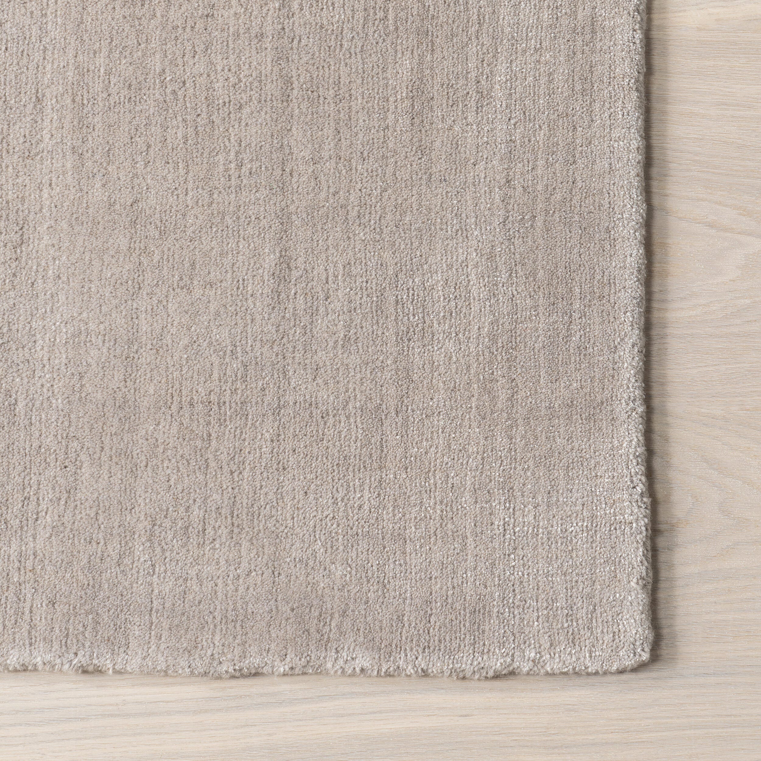 Nuloom Speckled Wool-Blend 3' x 5' Area Rug, Dove Gray, large