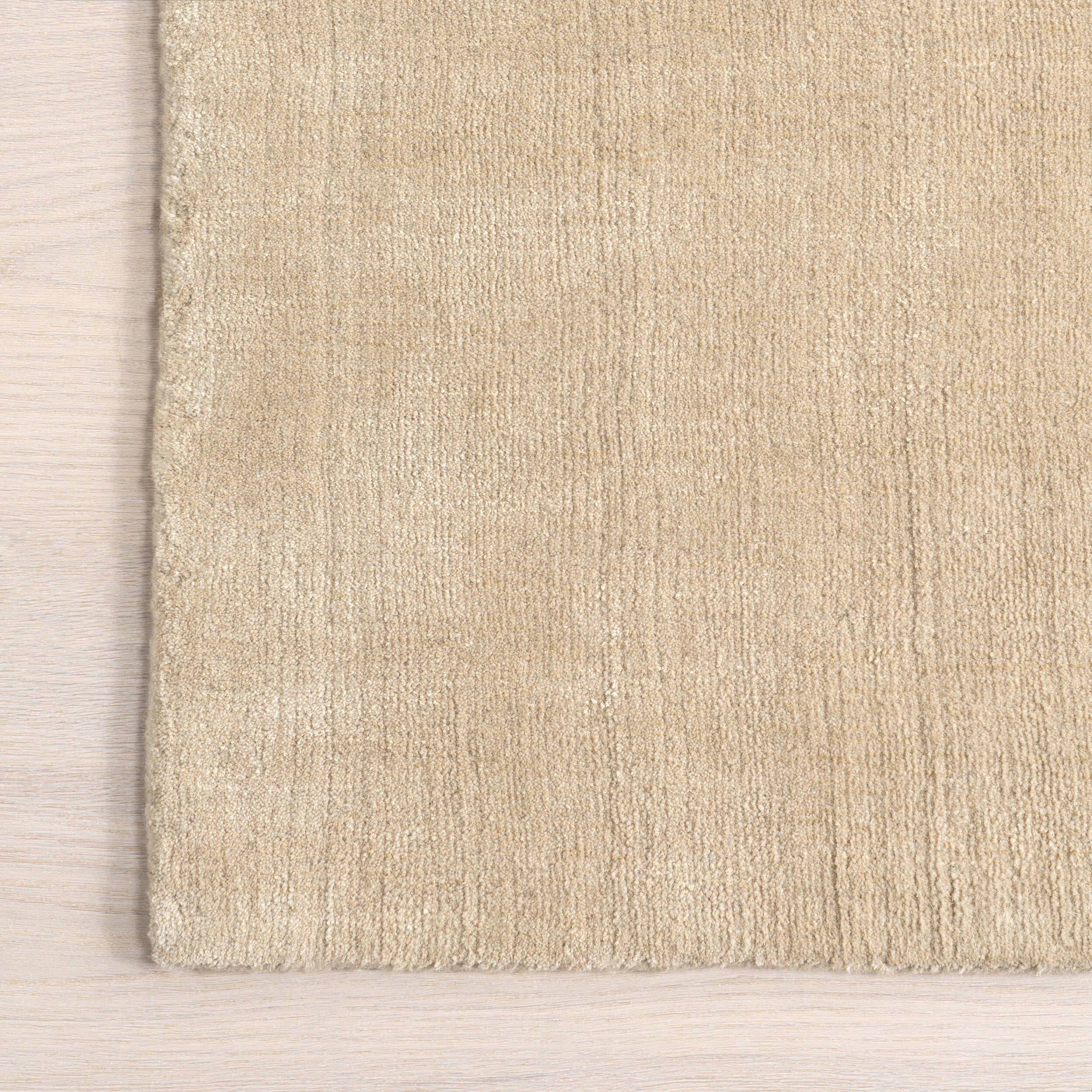 Nuloom Speckled Wool-Blend 4' x 6' Area Rug, Sand, large