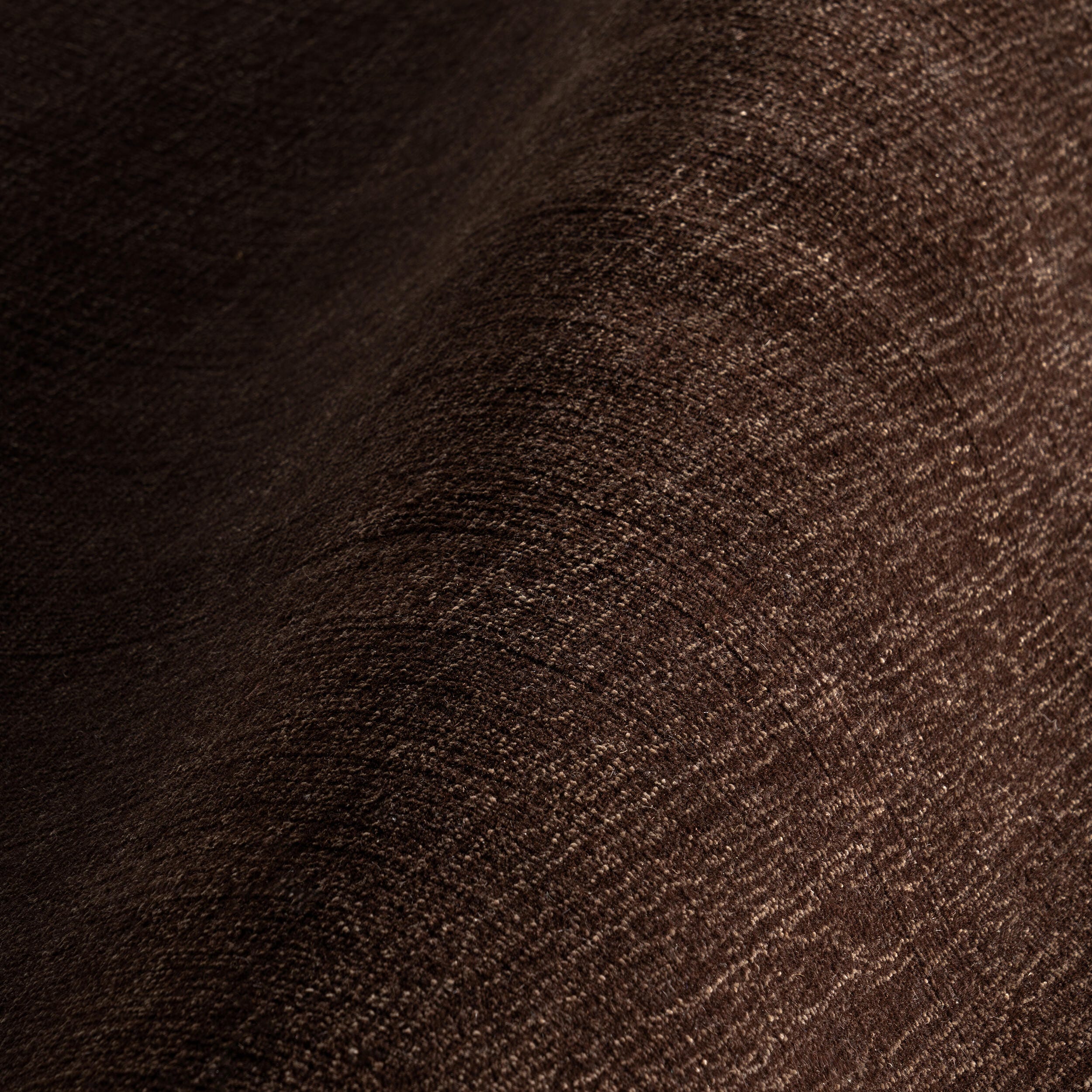 Nuloom Speckled Wool-Blend 4' x 6' Area Rug, Truffle Brown, large