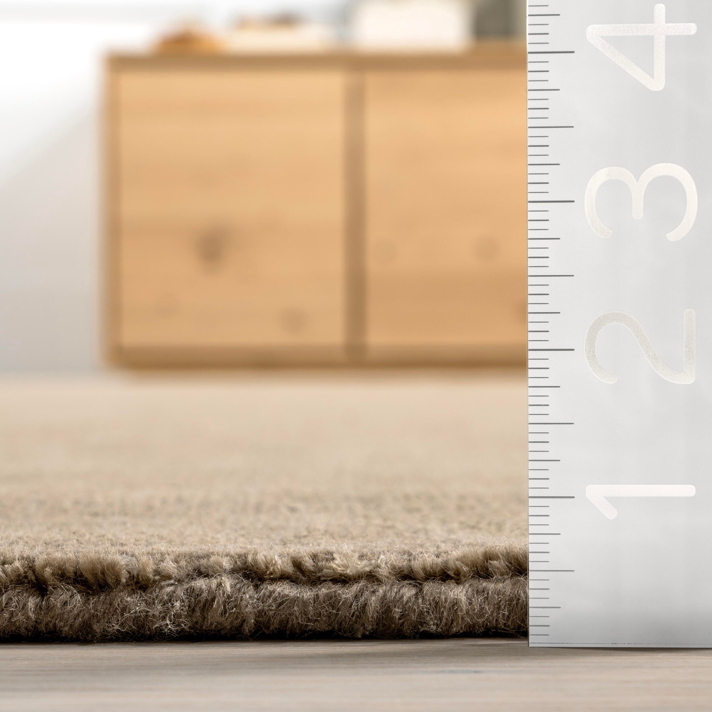 Nuloom Speckled Wool-Blend 8' Square Area Rug | Ashley