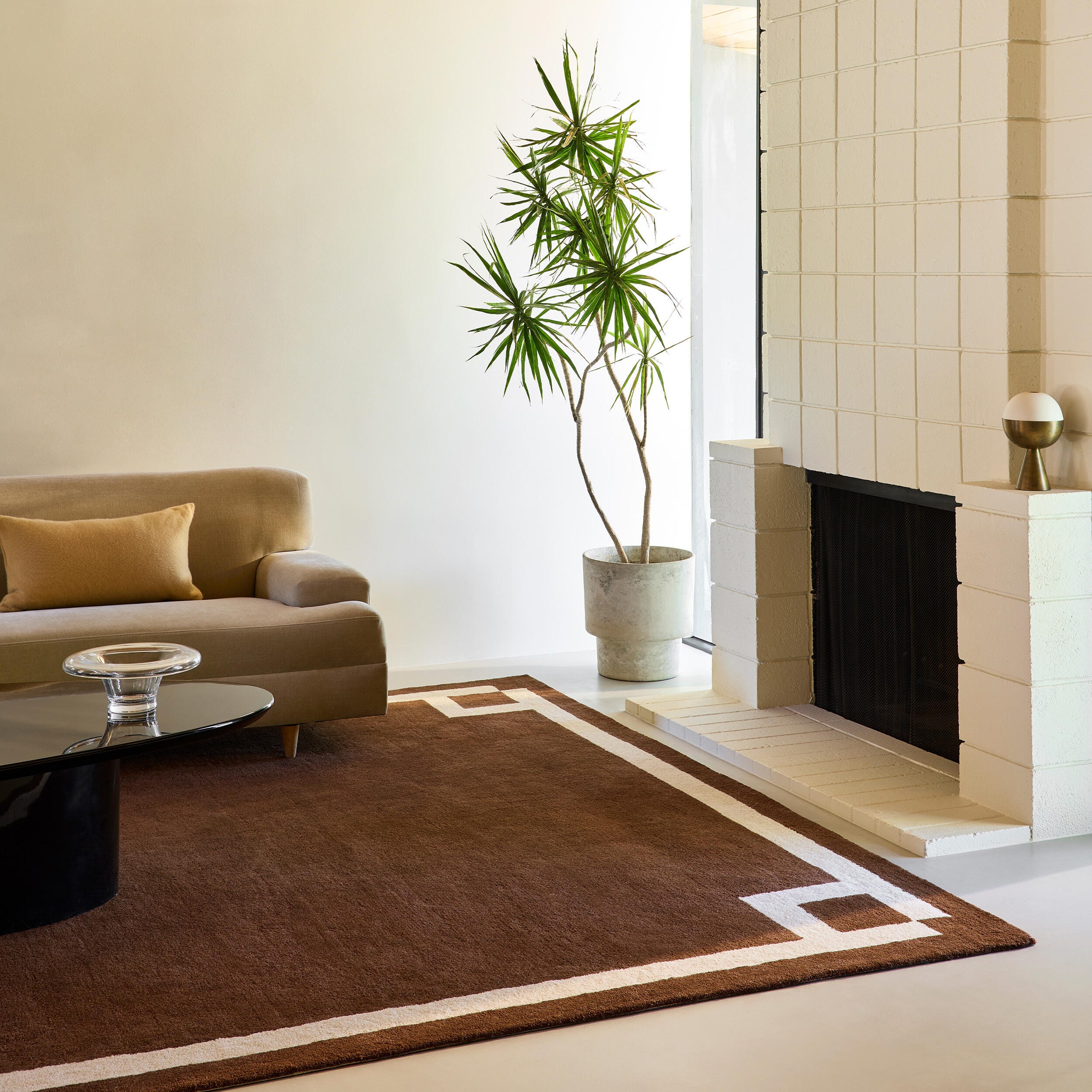 Nuloom Grace 6' x 9' Area Rug, Brown, large