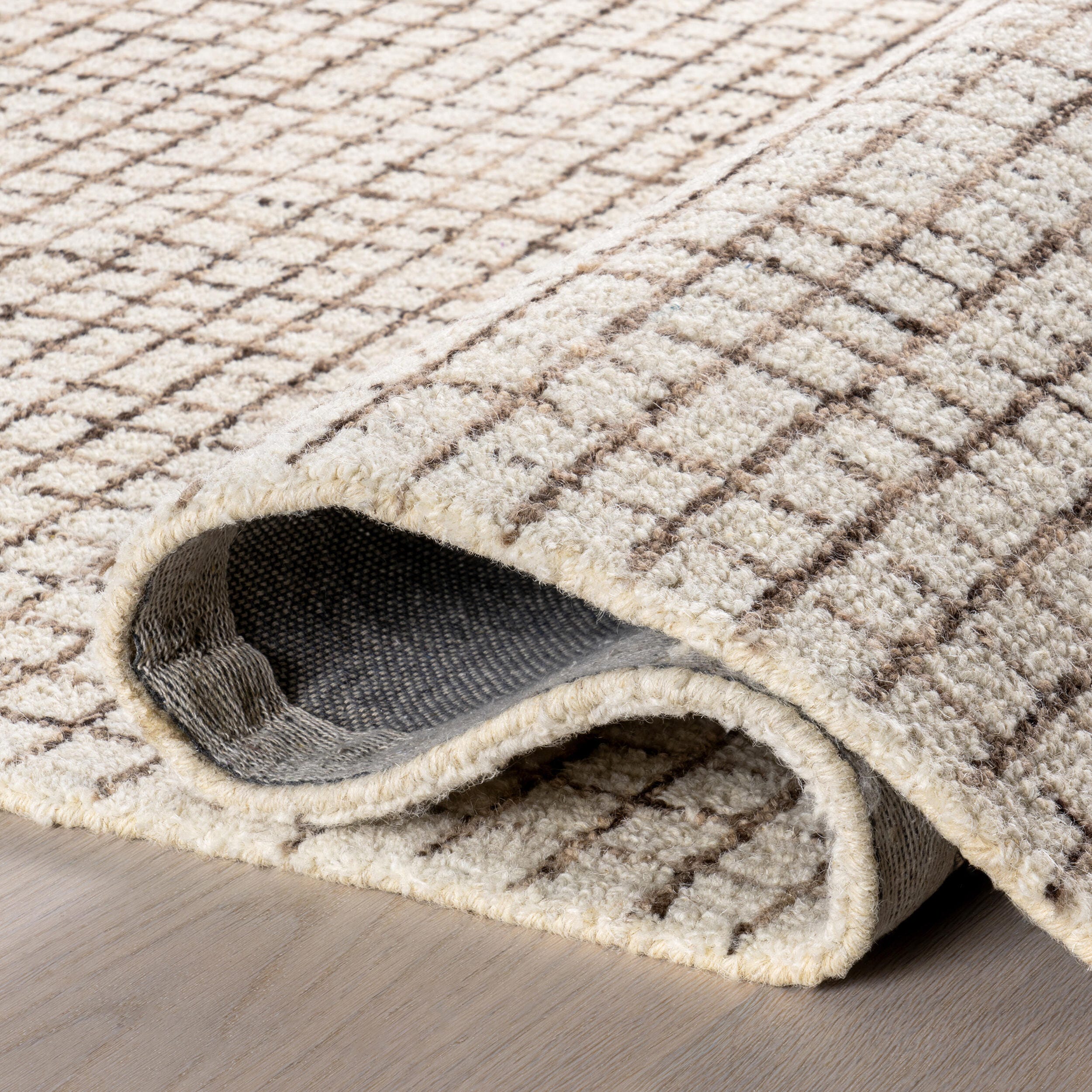 Nuloom Melrose 3' x 10' Runner Rug, Cream, large
