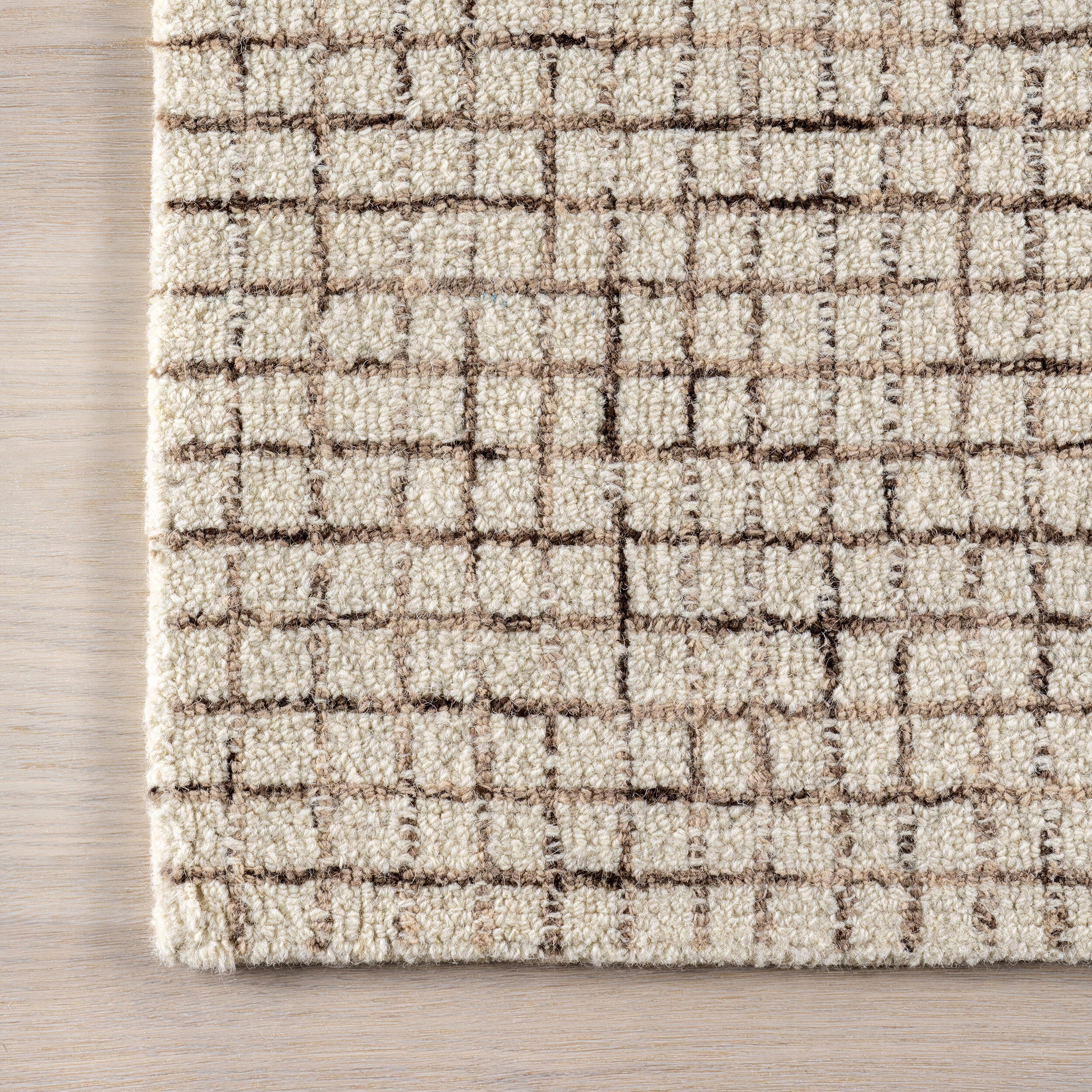 Nuloom Melrose 6' Square Area Rug, Cream, large