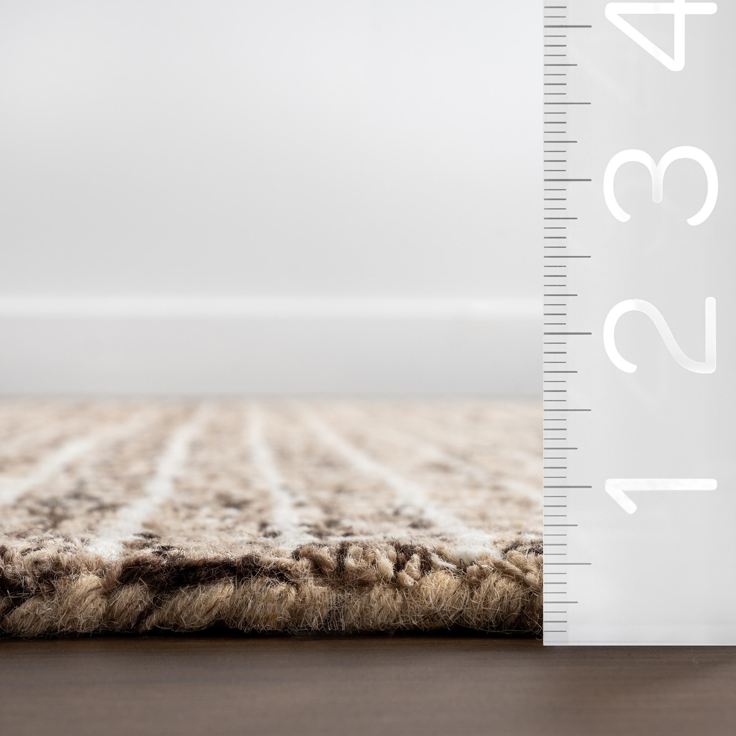 Nuloom Melrose 8' Square Area Rug, Brown, large