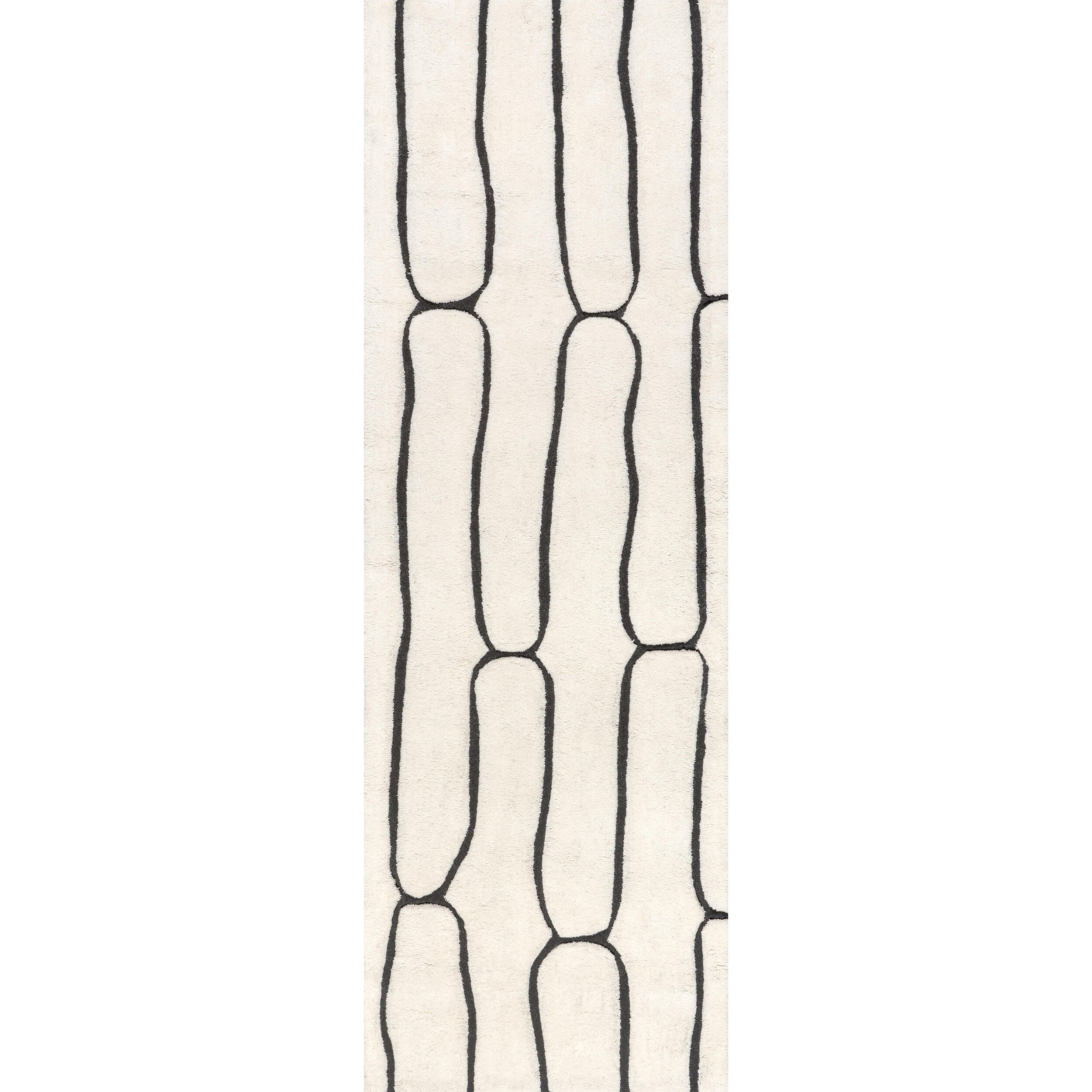 Nuloom Nazco 3' x 8' Runner Rug, Cream, large