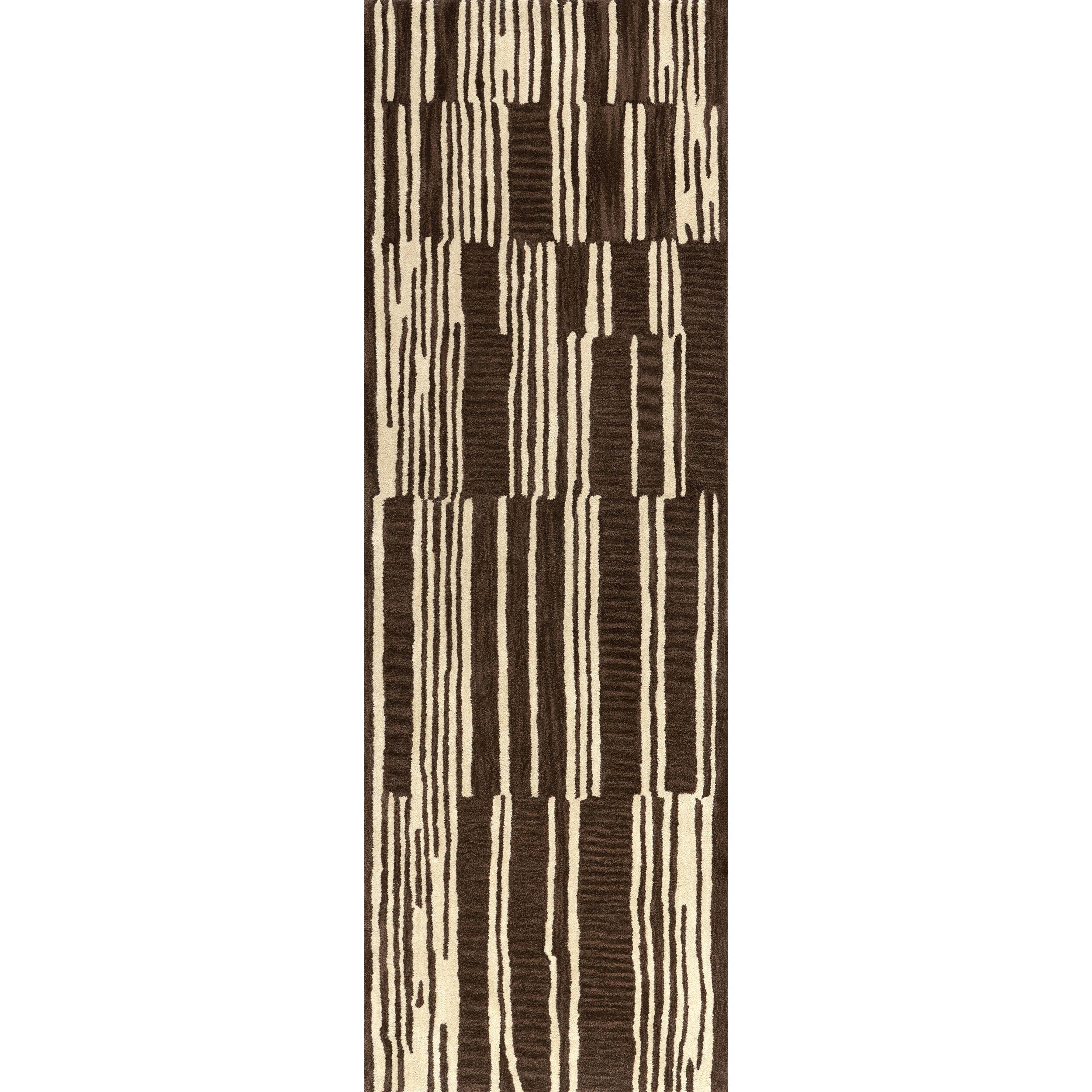 Nuloom Tara 3' x 8' Runner Rug, Brown, large
