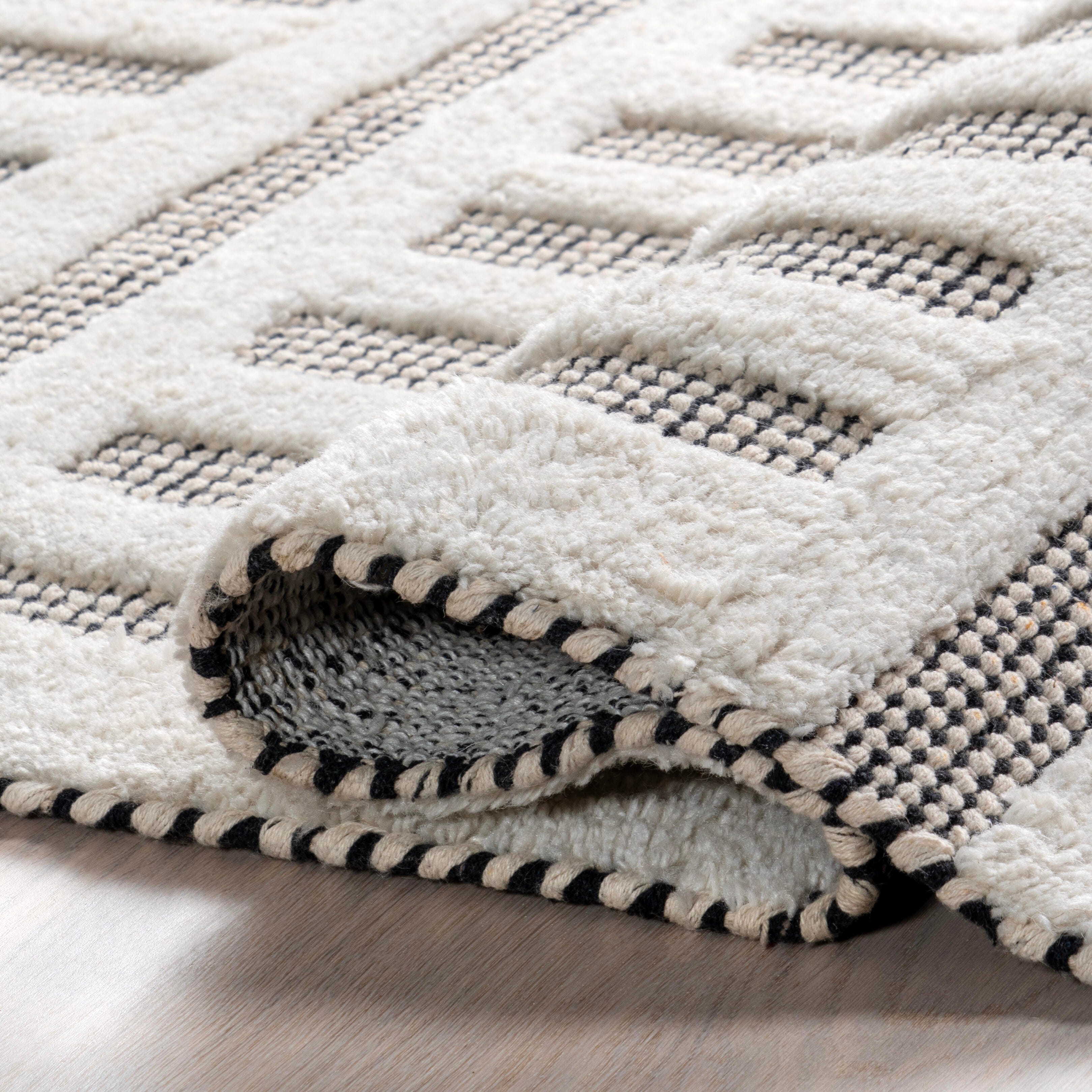 Nuloom Merrick 10' x 14' Area Rug, Black/White, large
