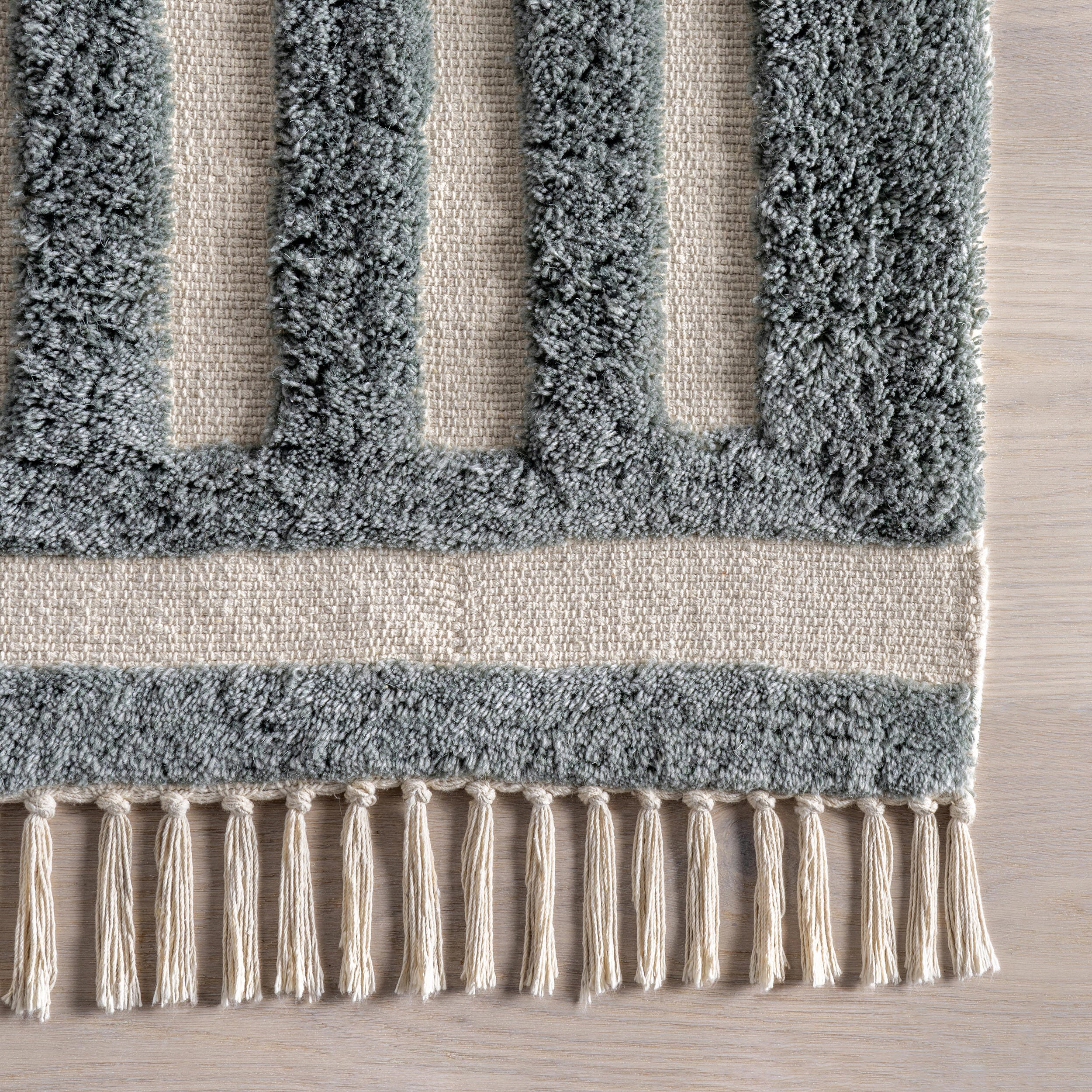 Nuloom Merrick 6' x 9' Area Rug, Teal, large