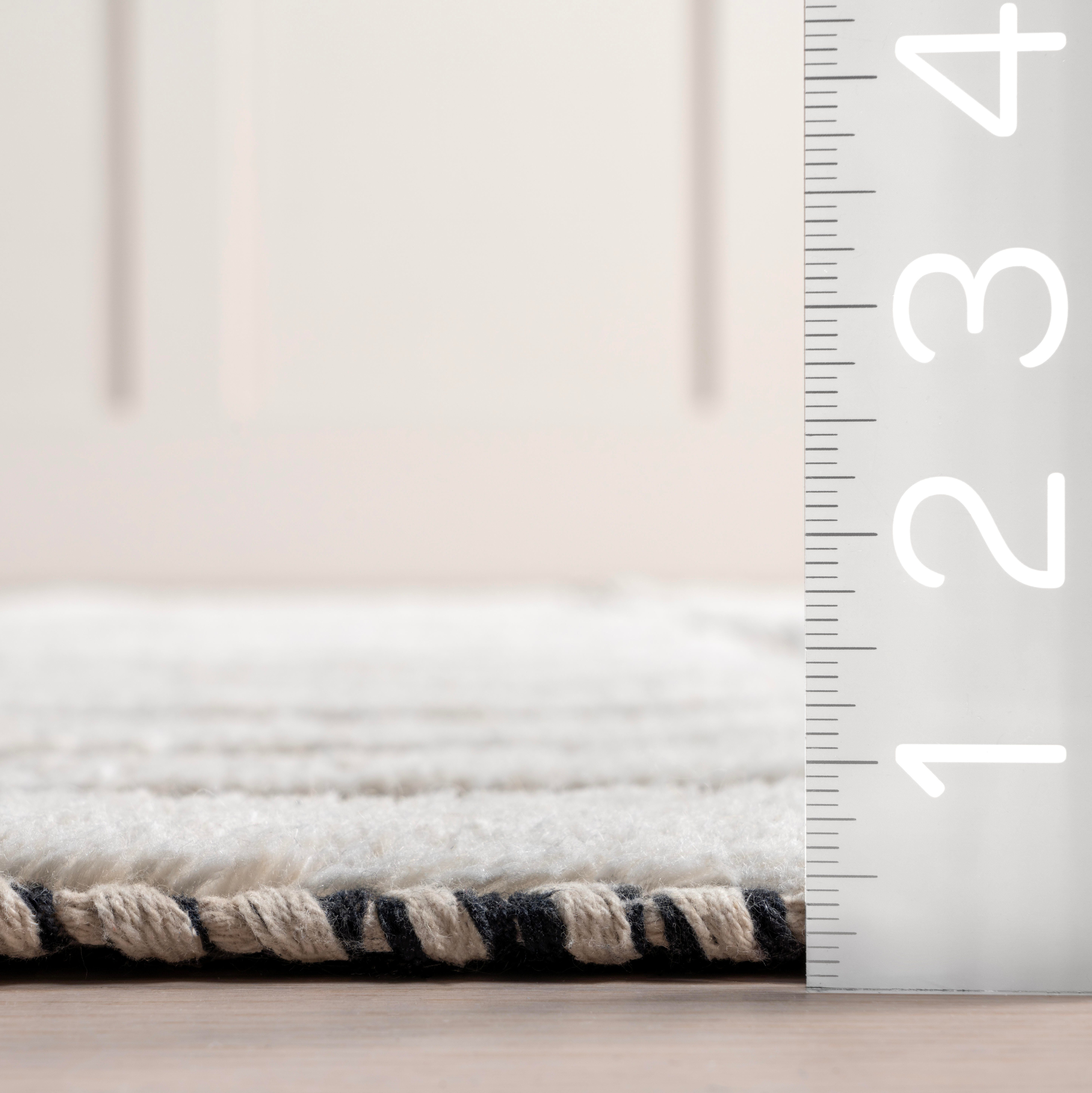 Nuloom Merrick 9' x 12' Area Rug, Black/White, large