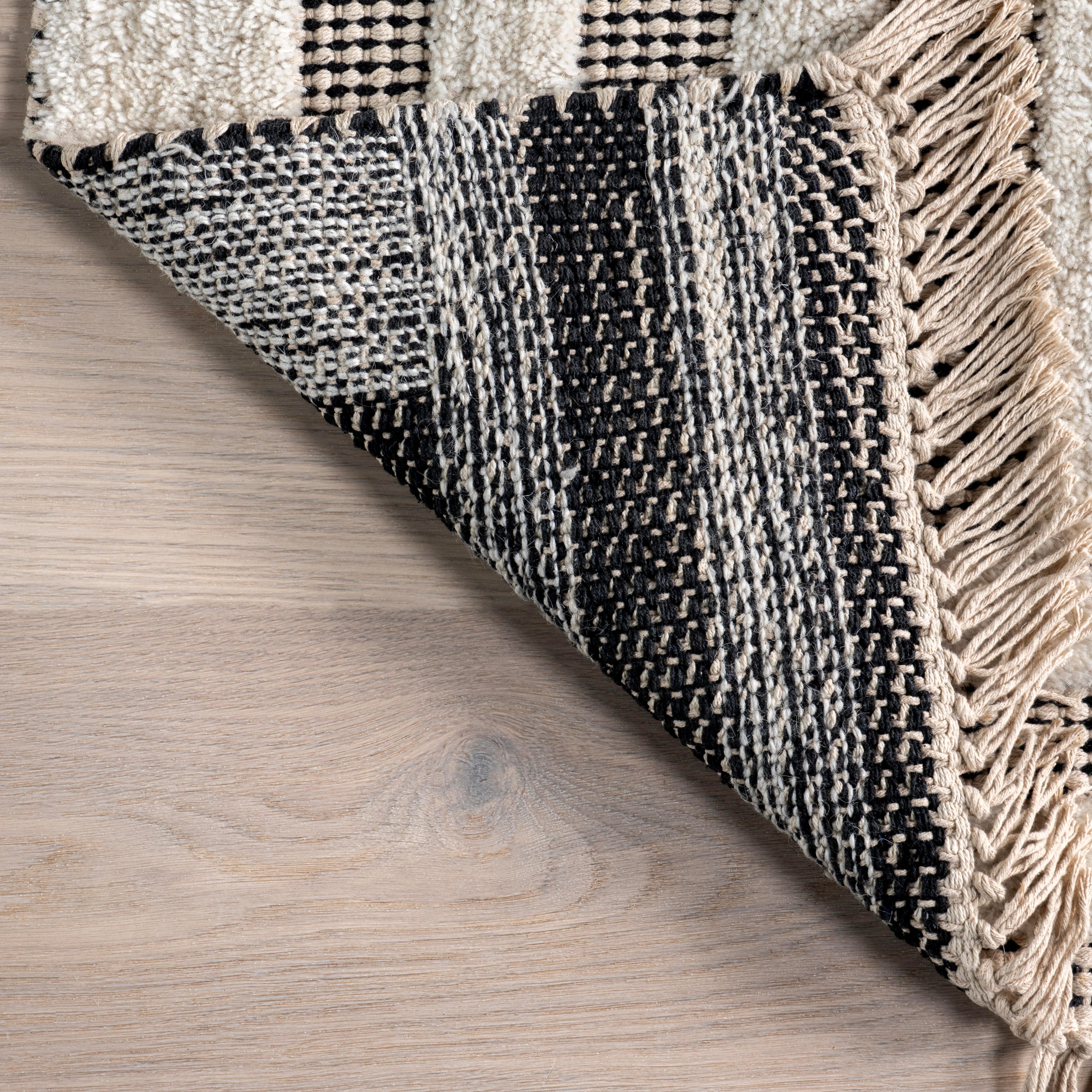Nuloom Merrick 9' x 12' Area Rug, Black/White, large
