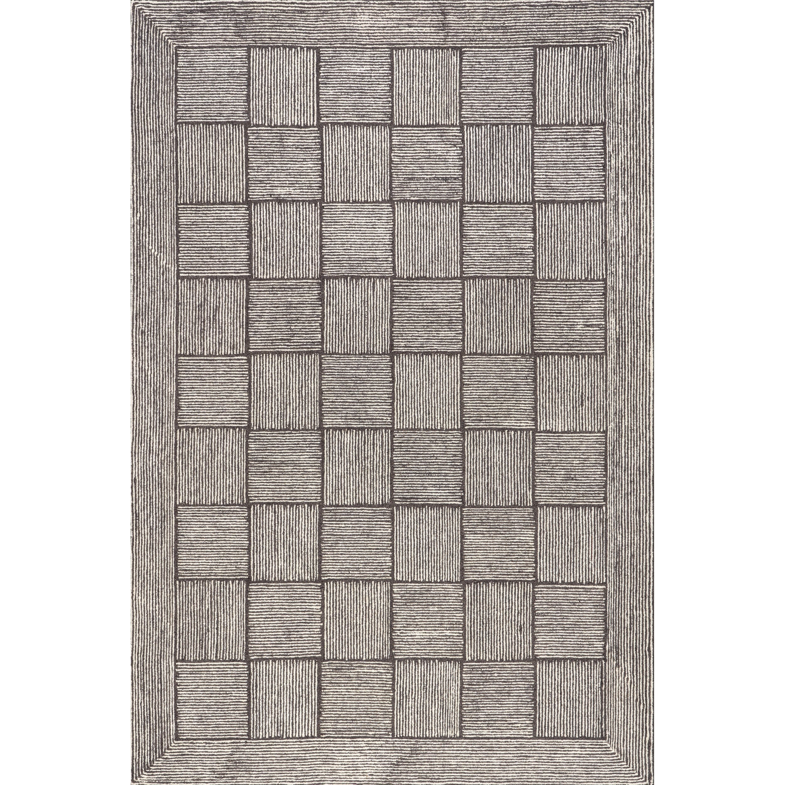 Nuloom Milo 4' x 6' Area Rug, Dark Brown, large